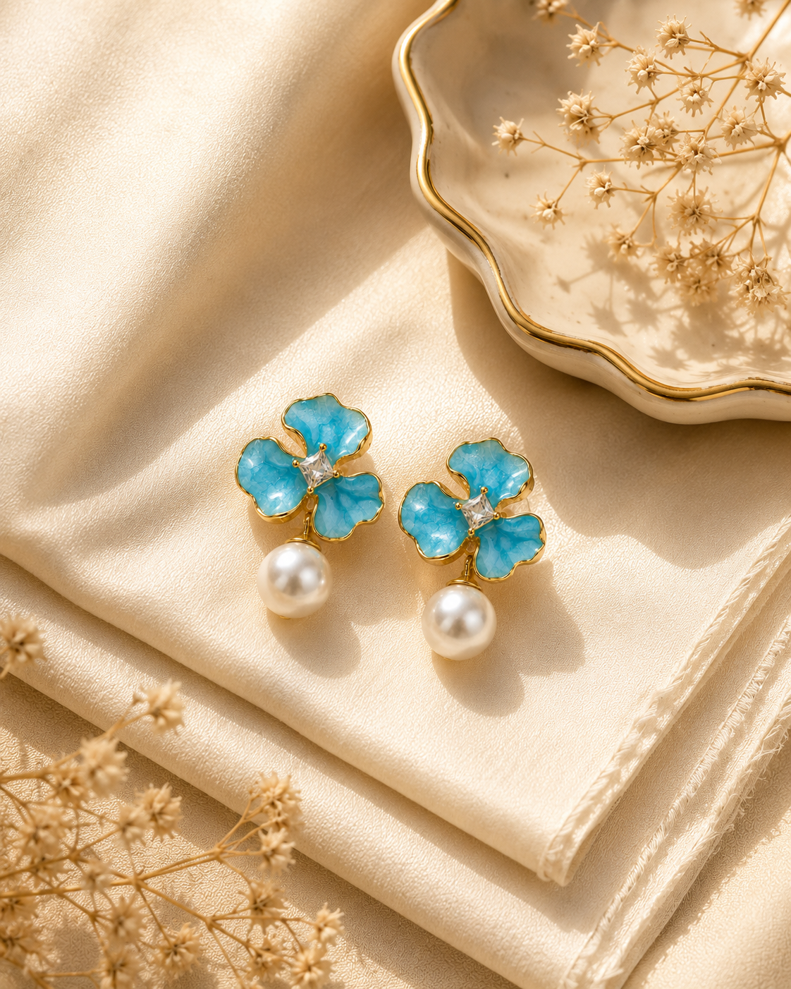 Amaira Flower Pearl Drops