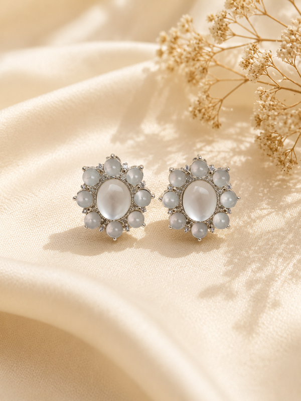Suhana Opal Bloom Studs