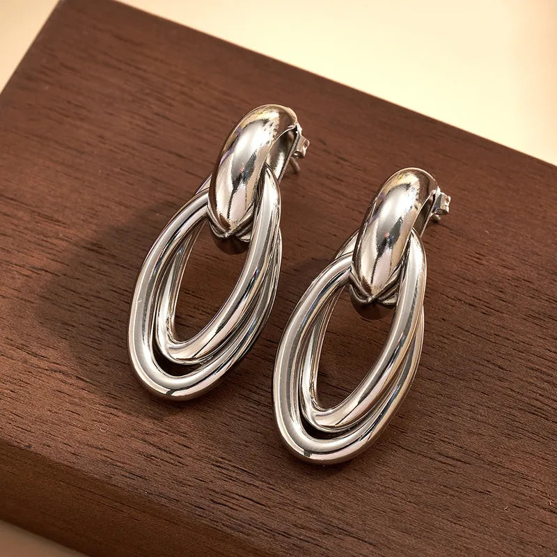Glintura™ Celeste Oval Drop Earrings