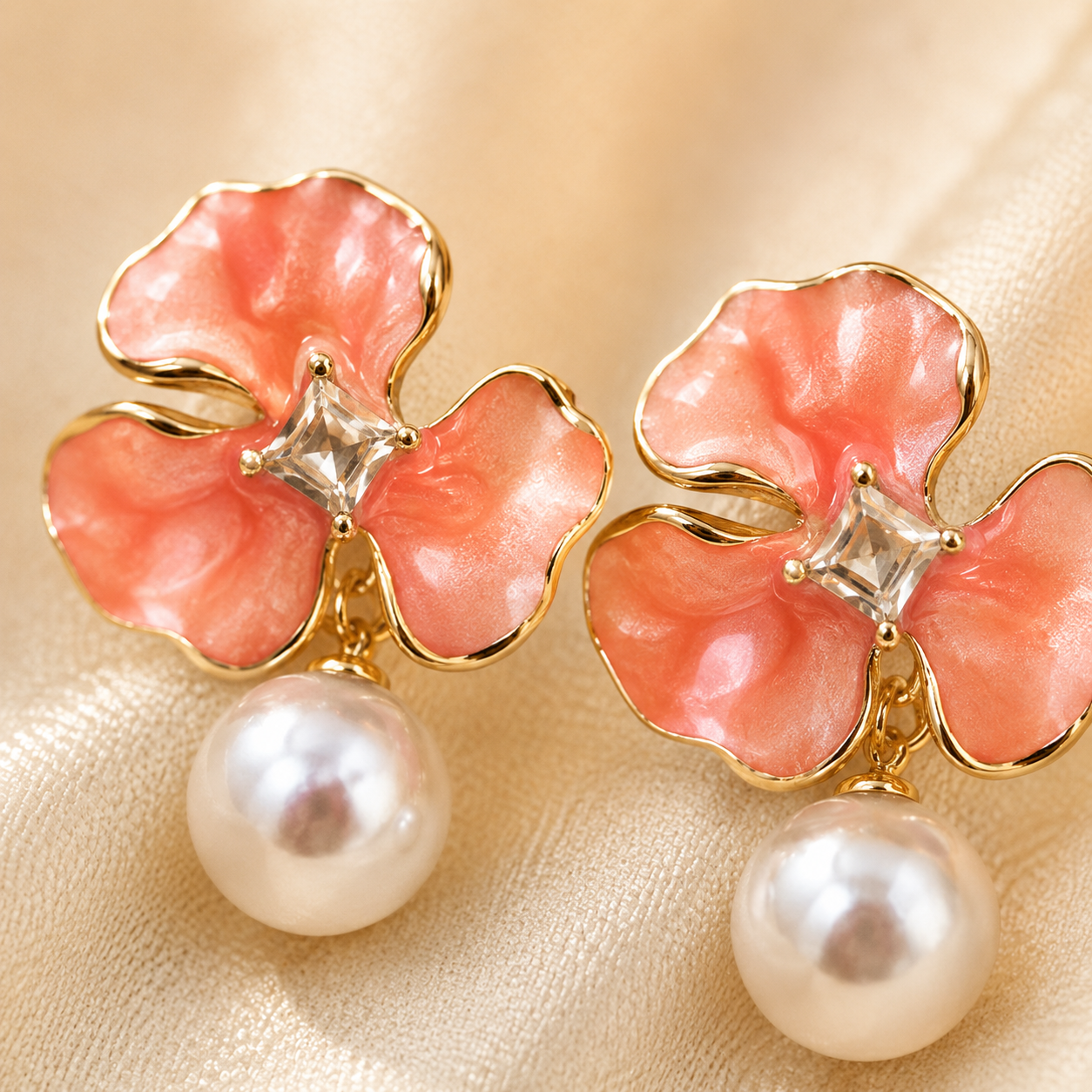 Amaira Flower Pearl Drops