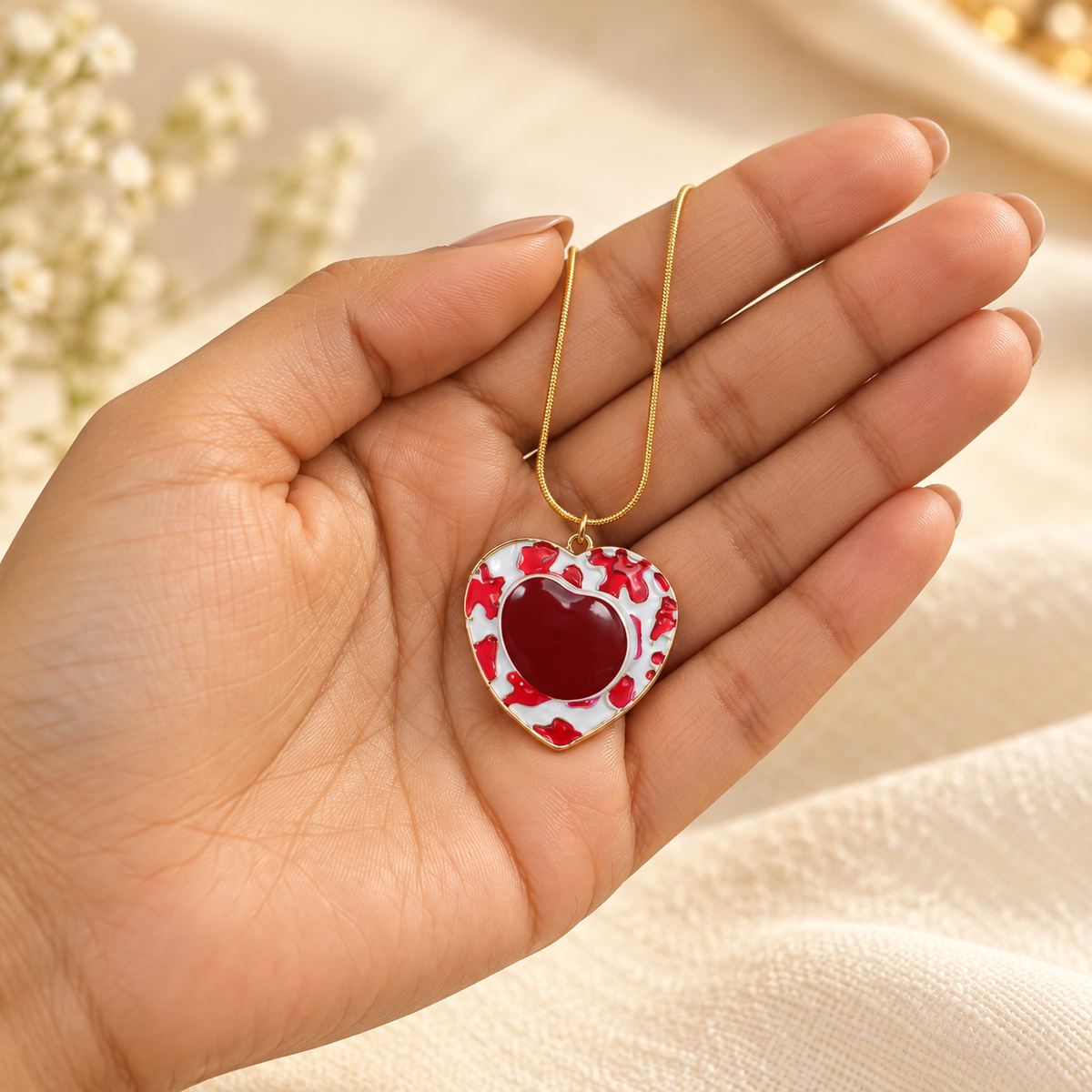 Selina Scarlet Heart Pendant