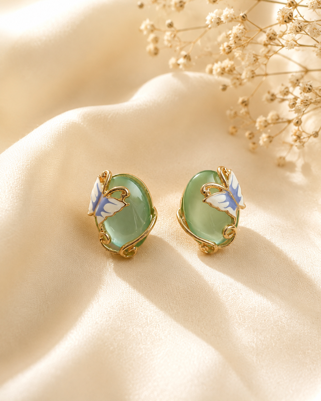 Meira Butterfly Opal Studs