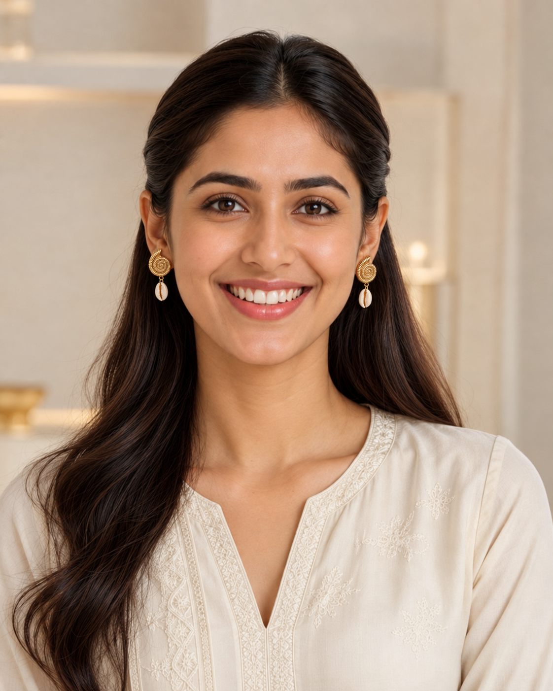Kavya Spiral Shell Drops