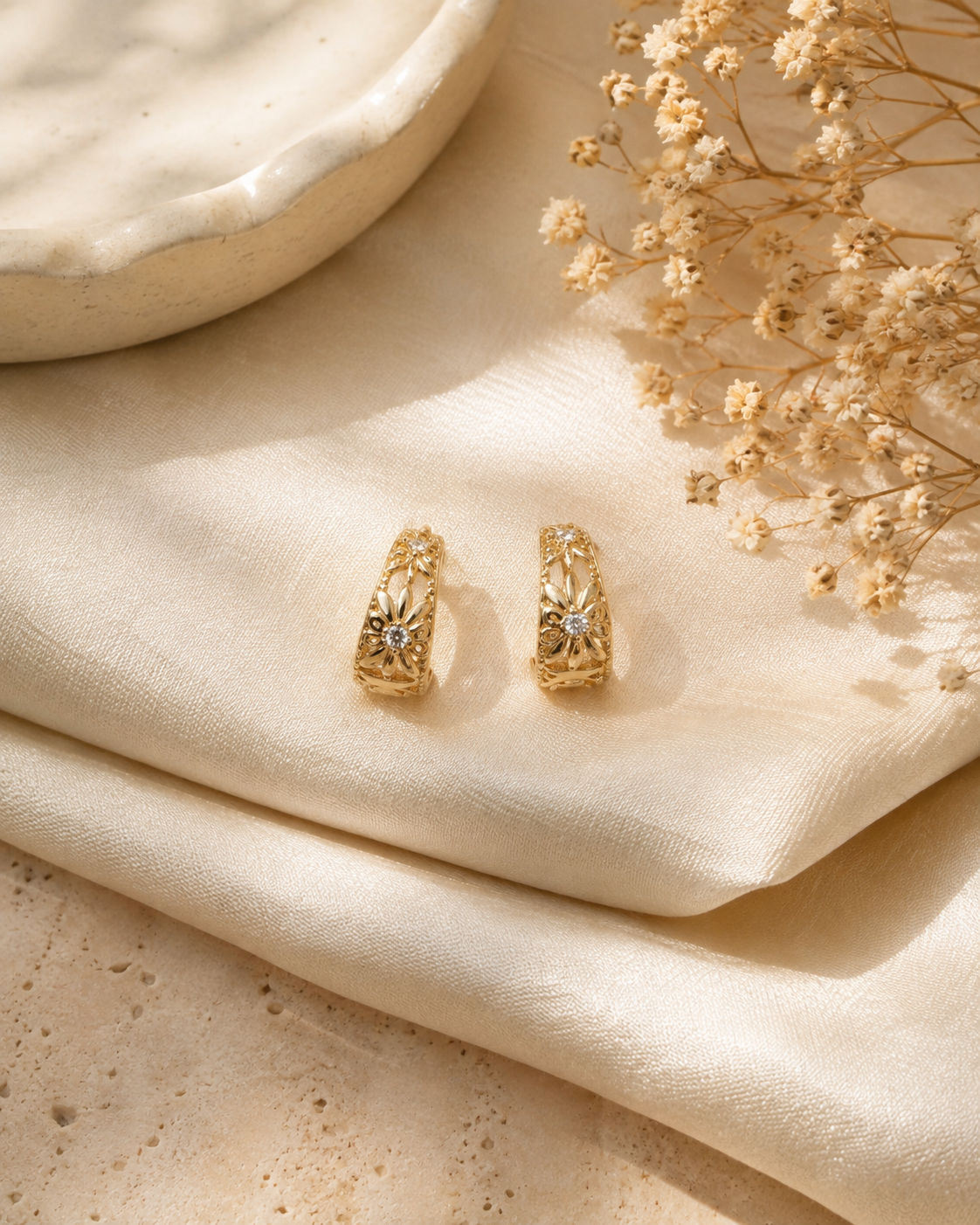Lira Rope Twist Hoops