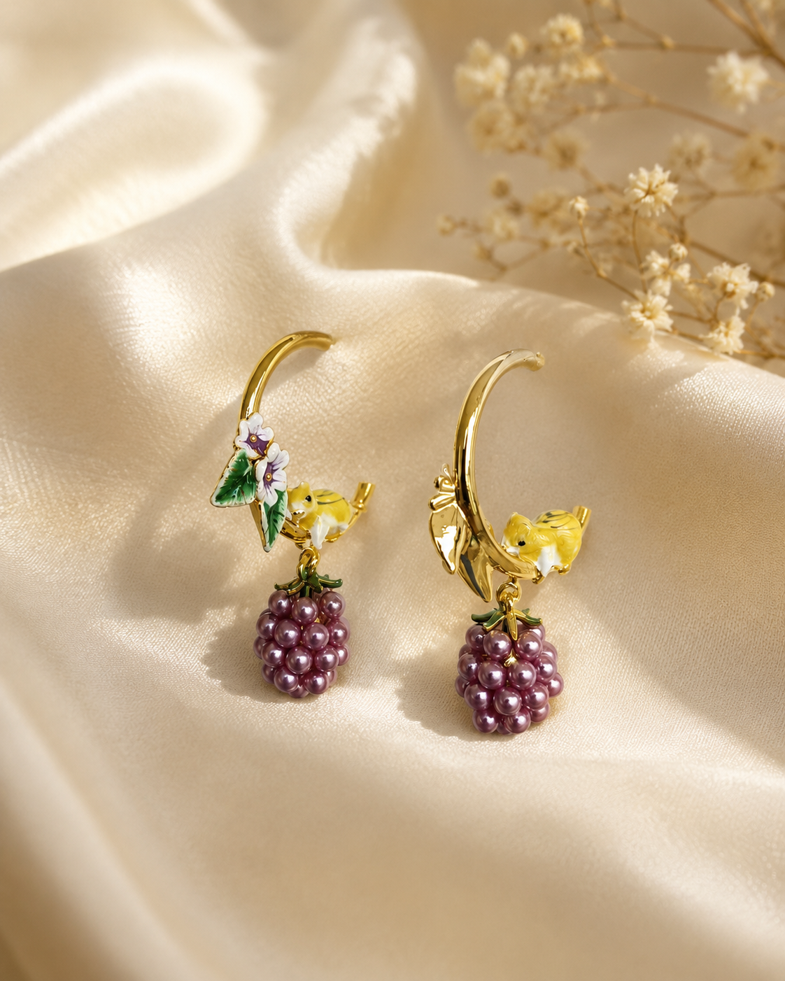 Meher Berry Blossom Hoops