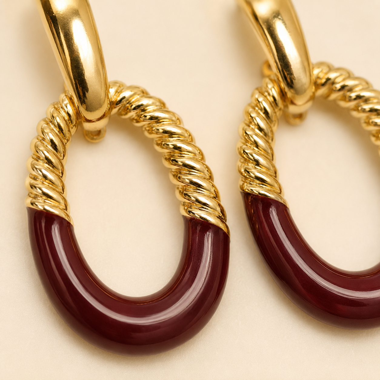Sana Rope Oval Drops