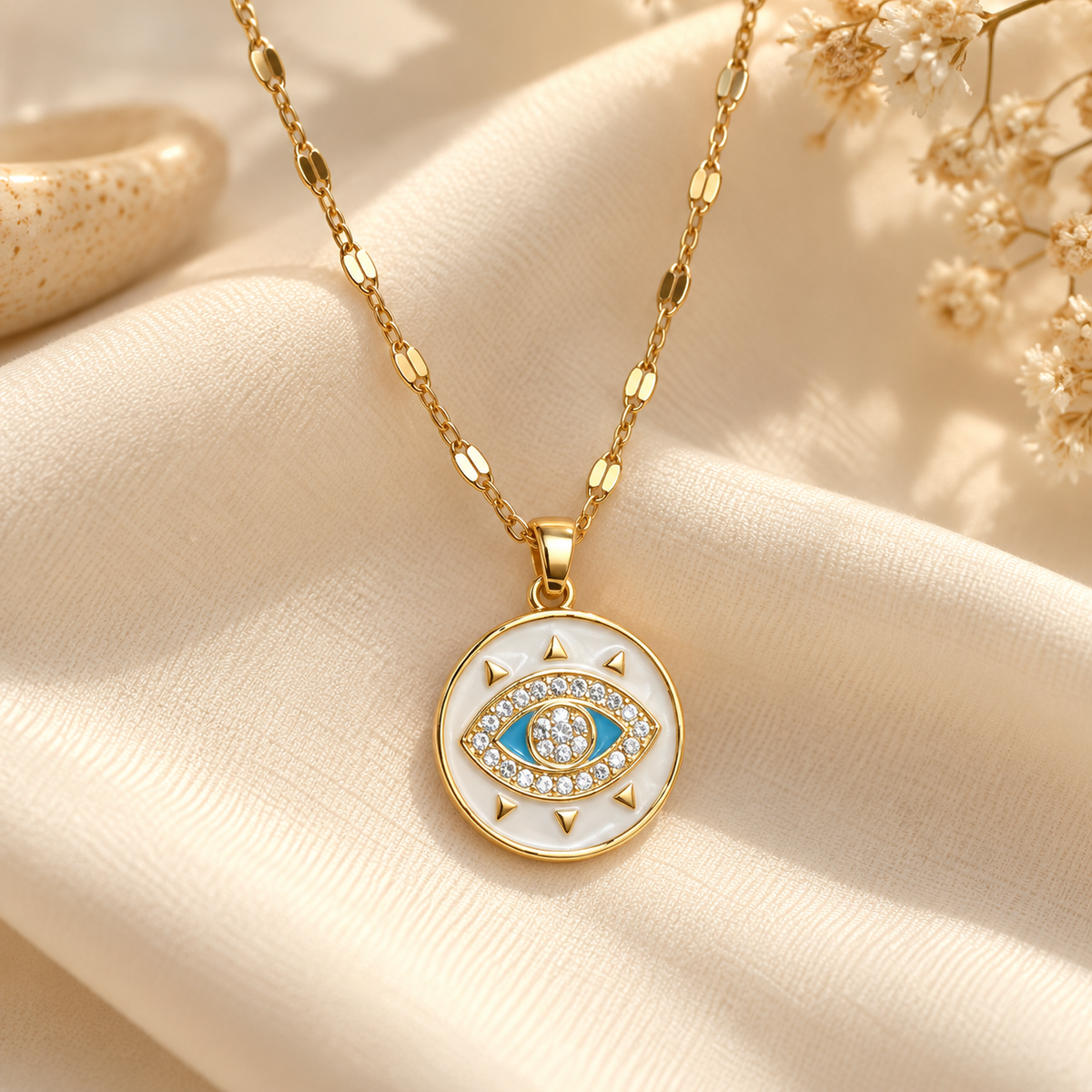 Aavya Radiant Eye Pendant