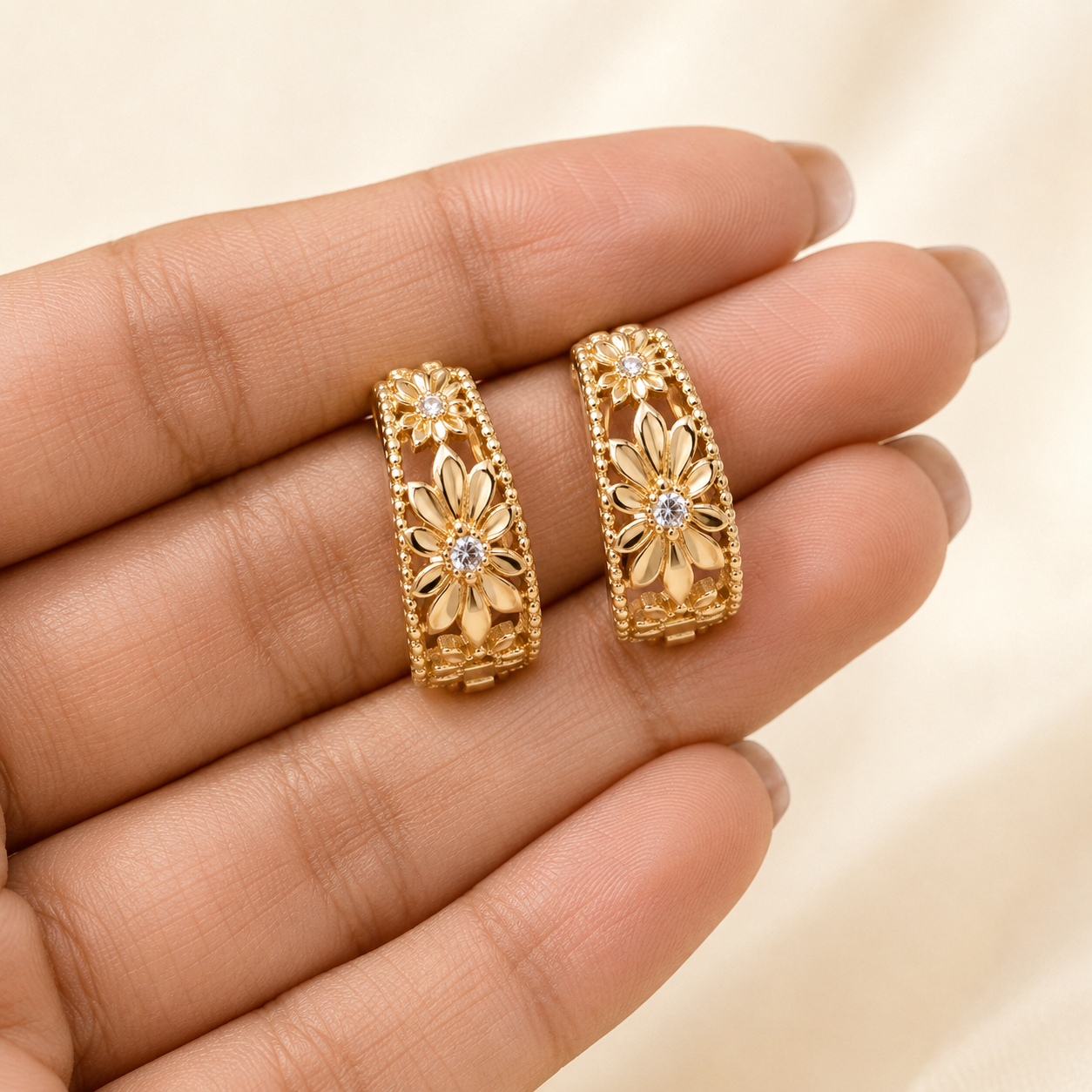 Lira Rope Twist Hoops