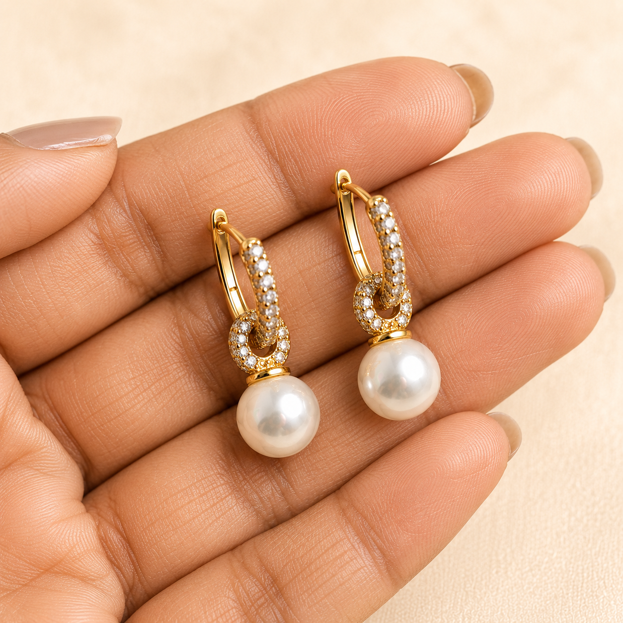Jiya Gold Pearl Drops