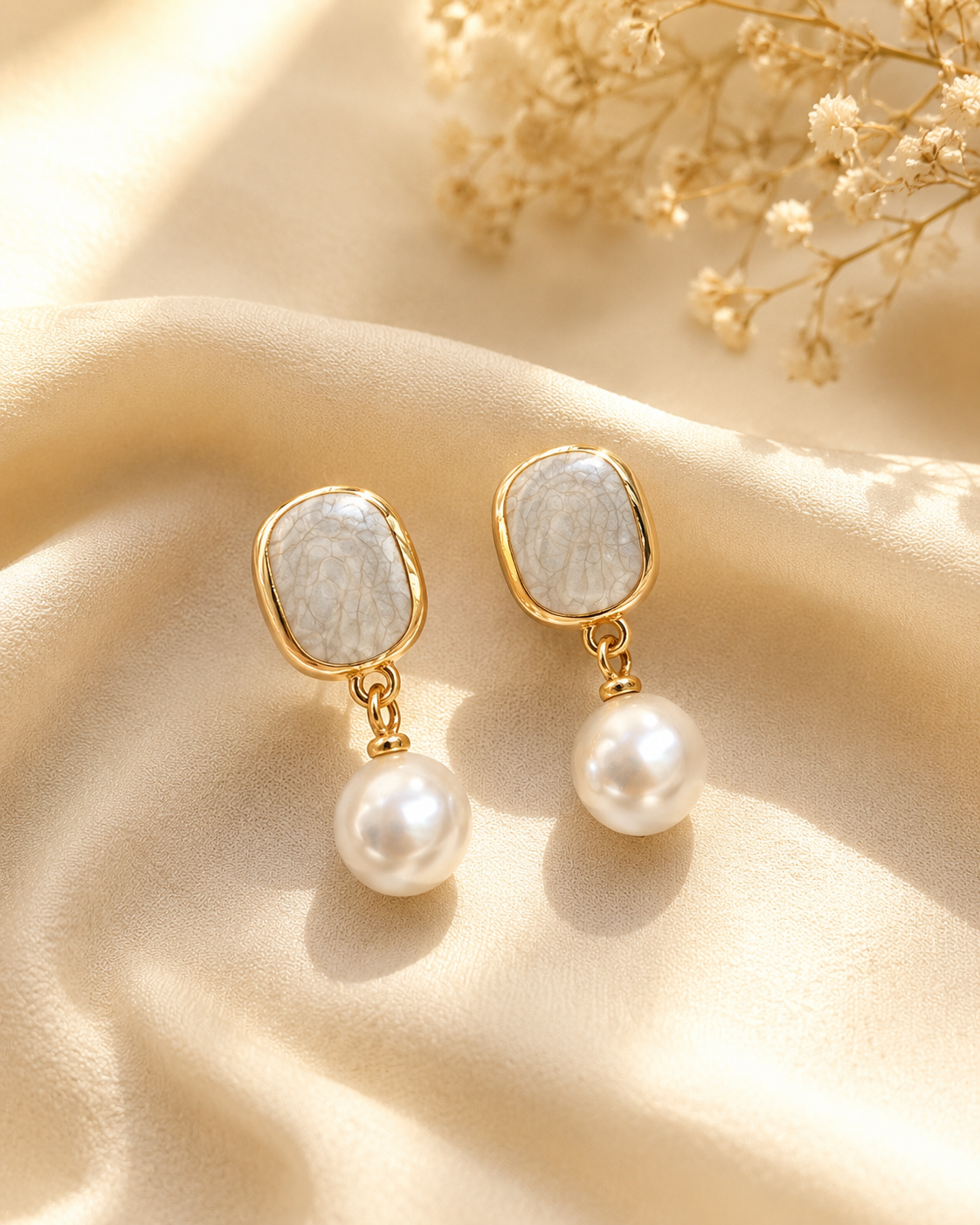 Aria Stone & Pearl Drops