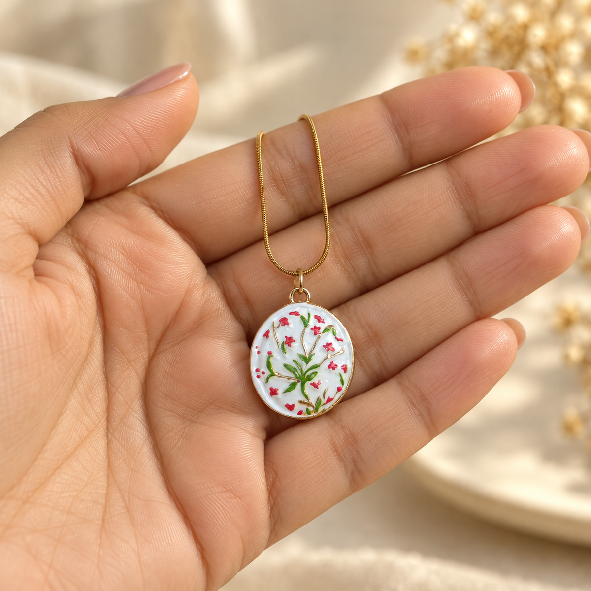 Flora Meadow Bloom Pendant