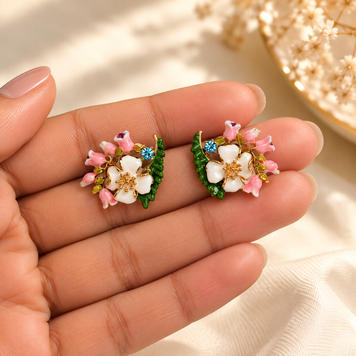 Zahira Garden Bloom Studs