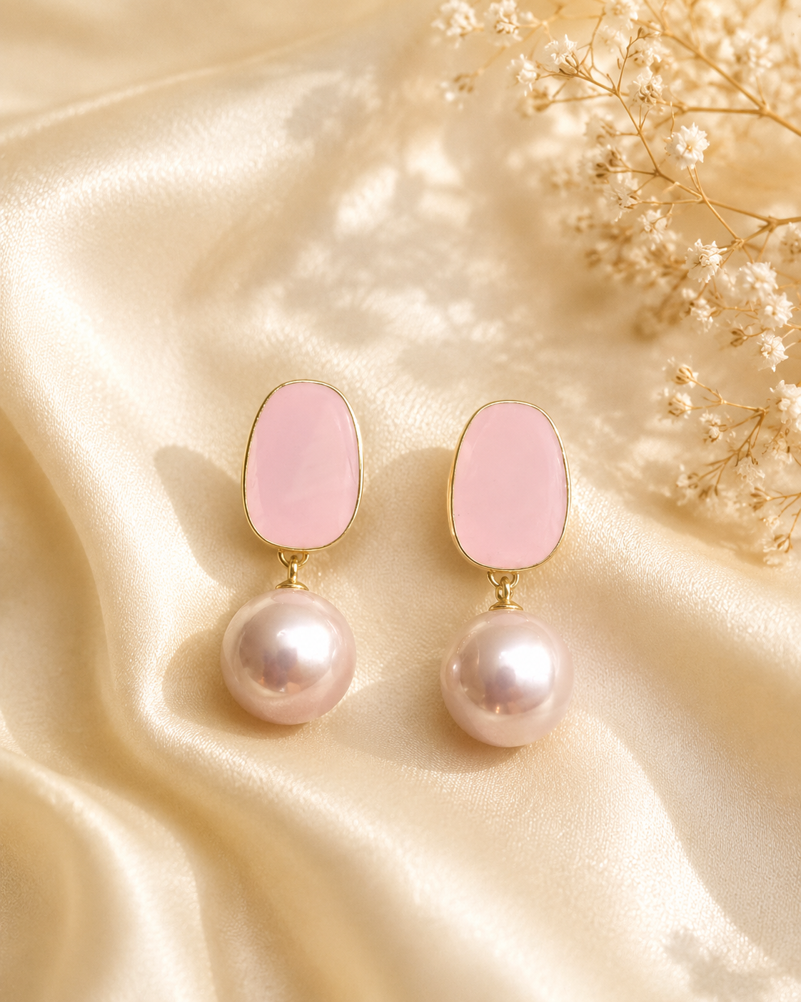 Kaia Pink Pearl Drops