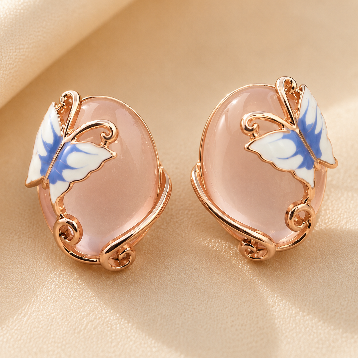 Meira Butterfly Opal Studs