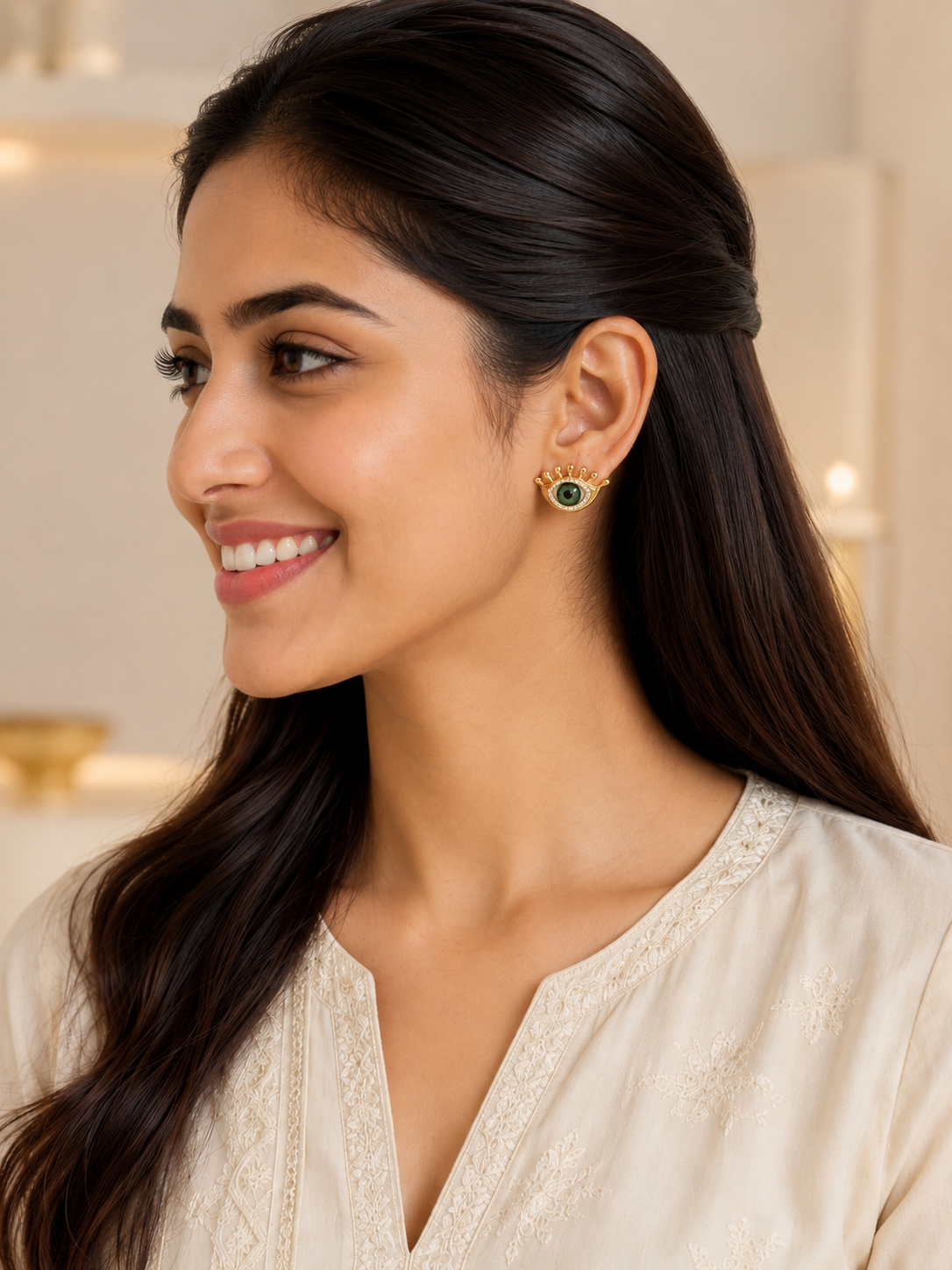 Ziva Evil-Eye Studs