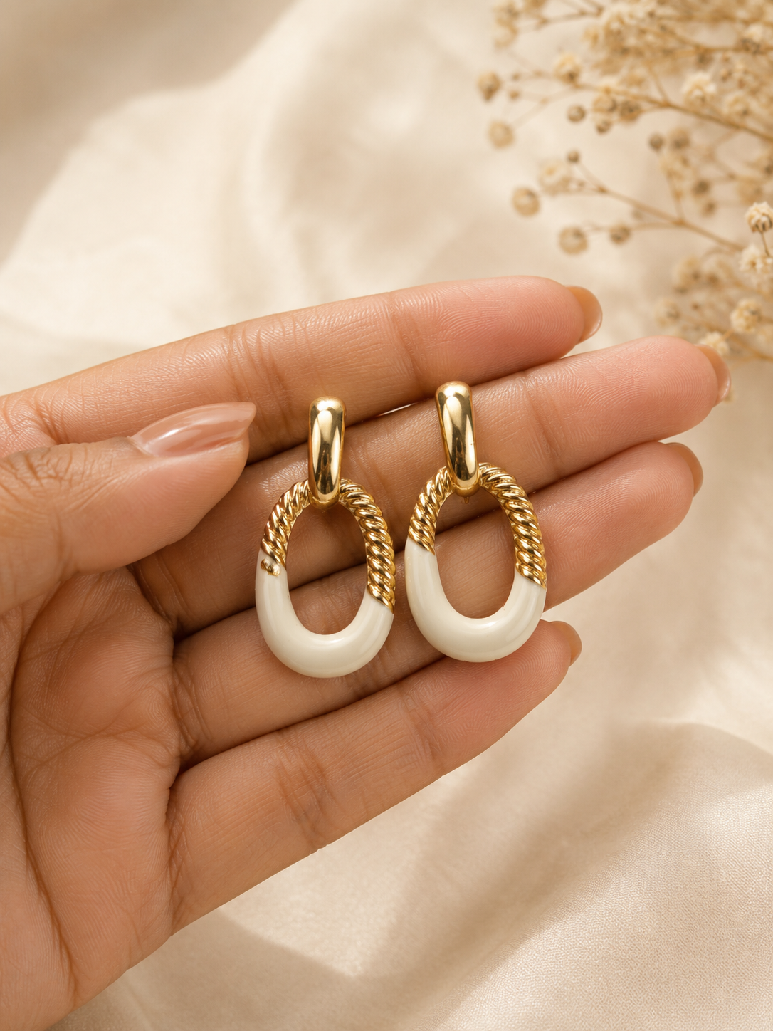 Sana Rope Oval Drops