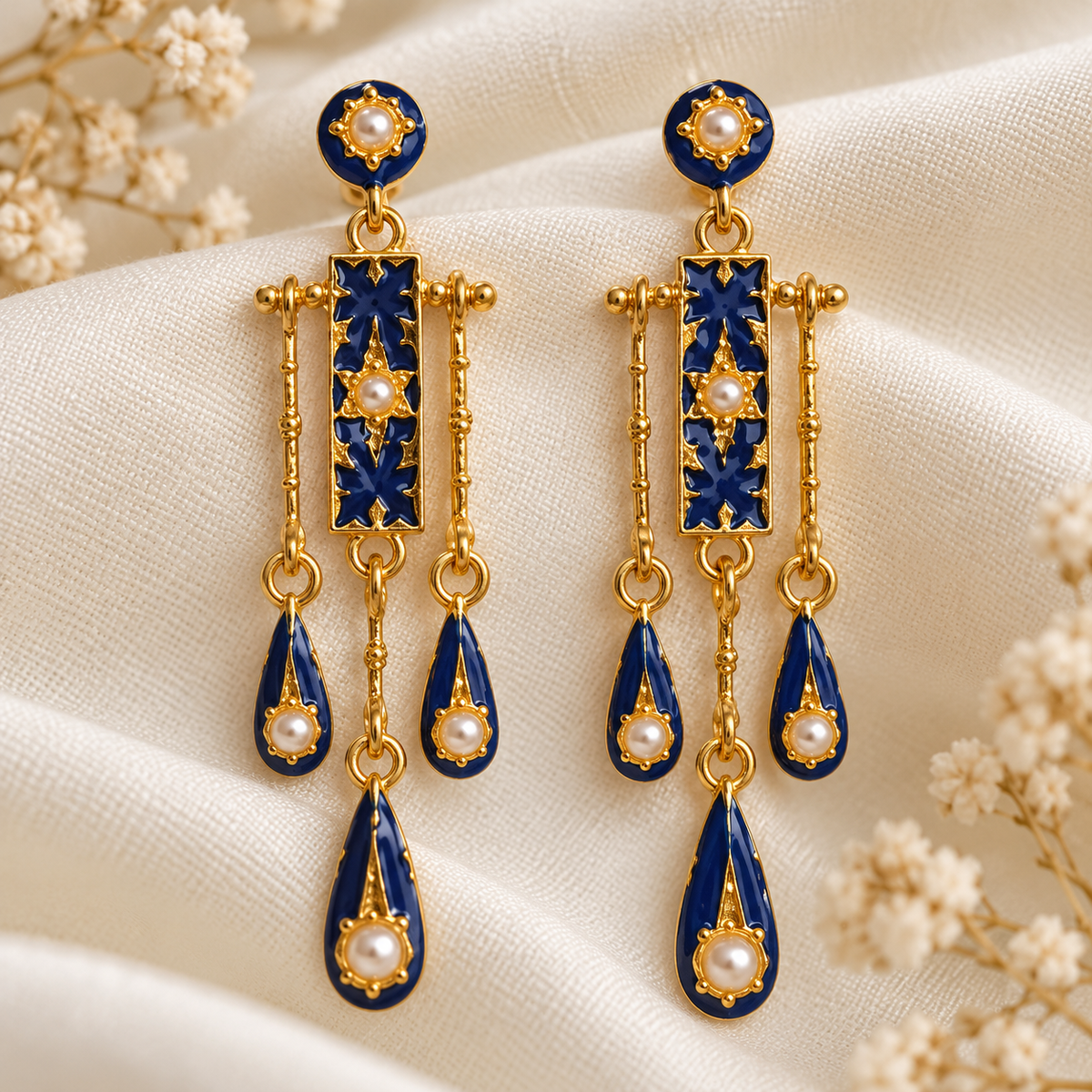 Dharini Midnight Pearl Drops