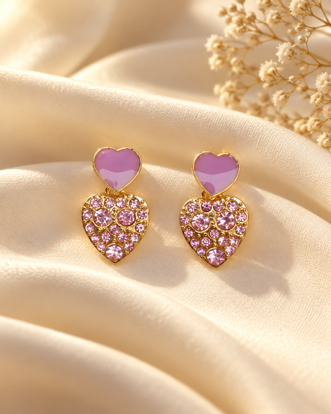 Ziya Pink Heart Drops