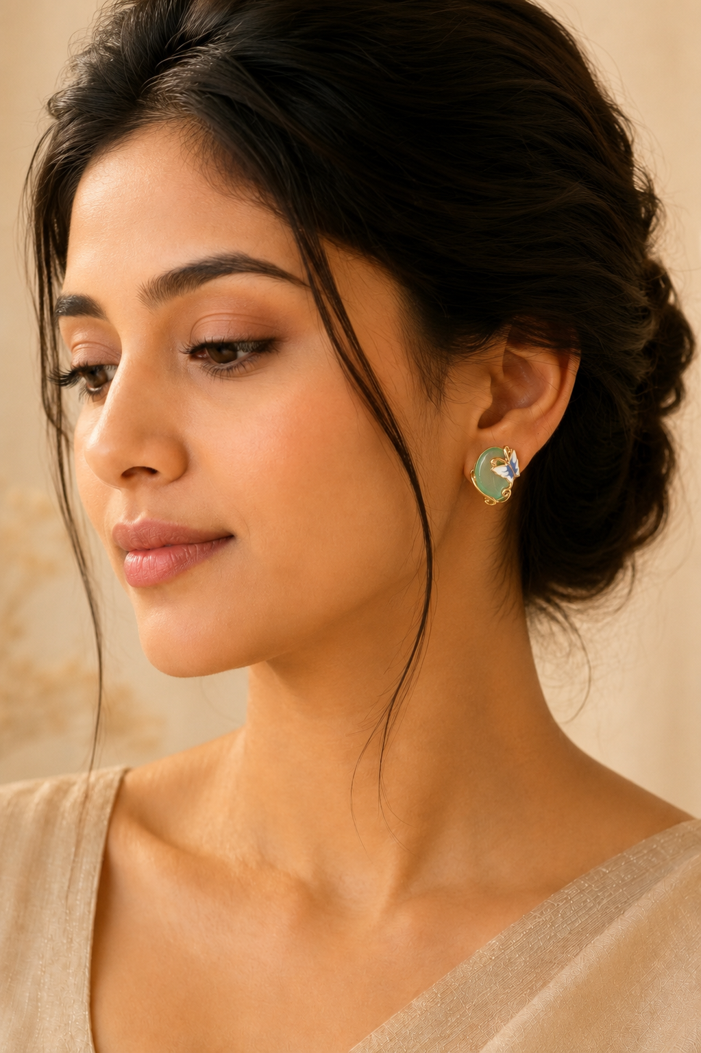 Meira Butterfly Opal Studs