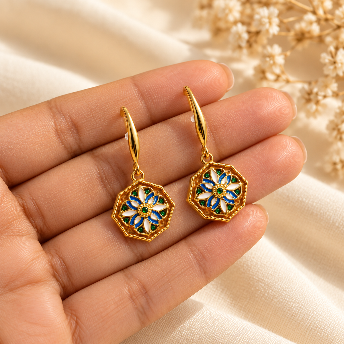 Sahira Mosaic Bloom Drops