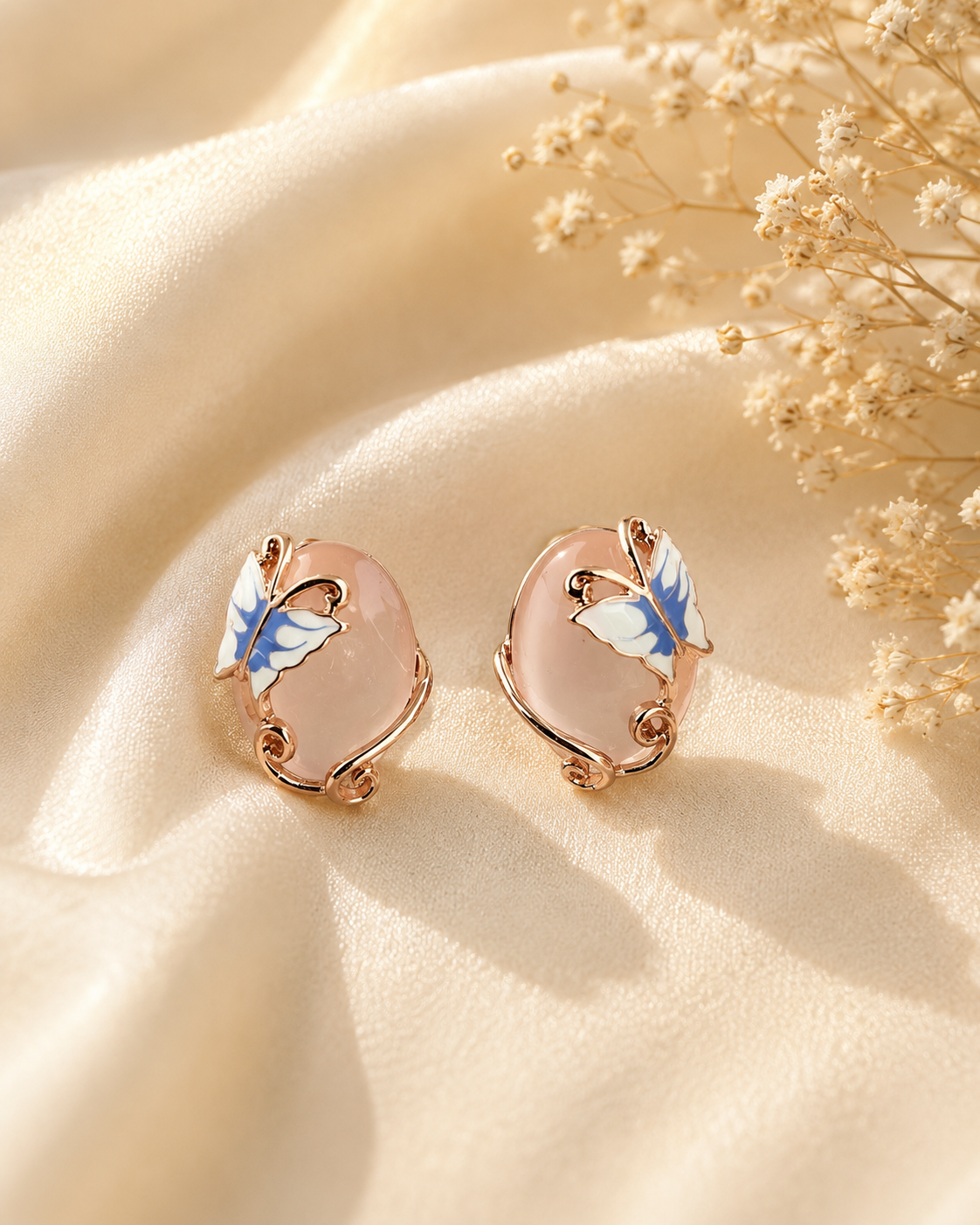 Meira Butterfly Opal Studs