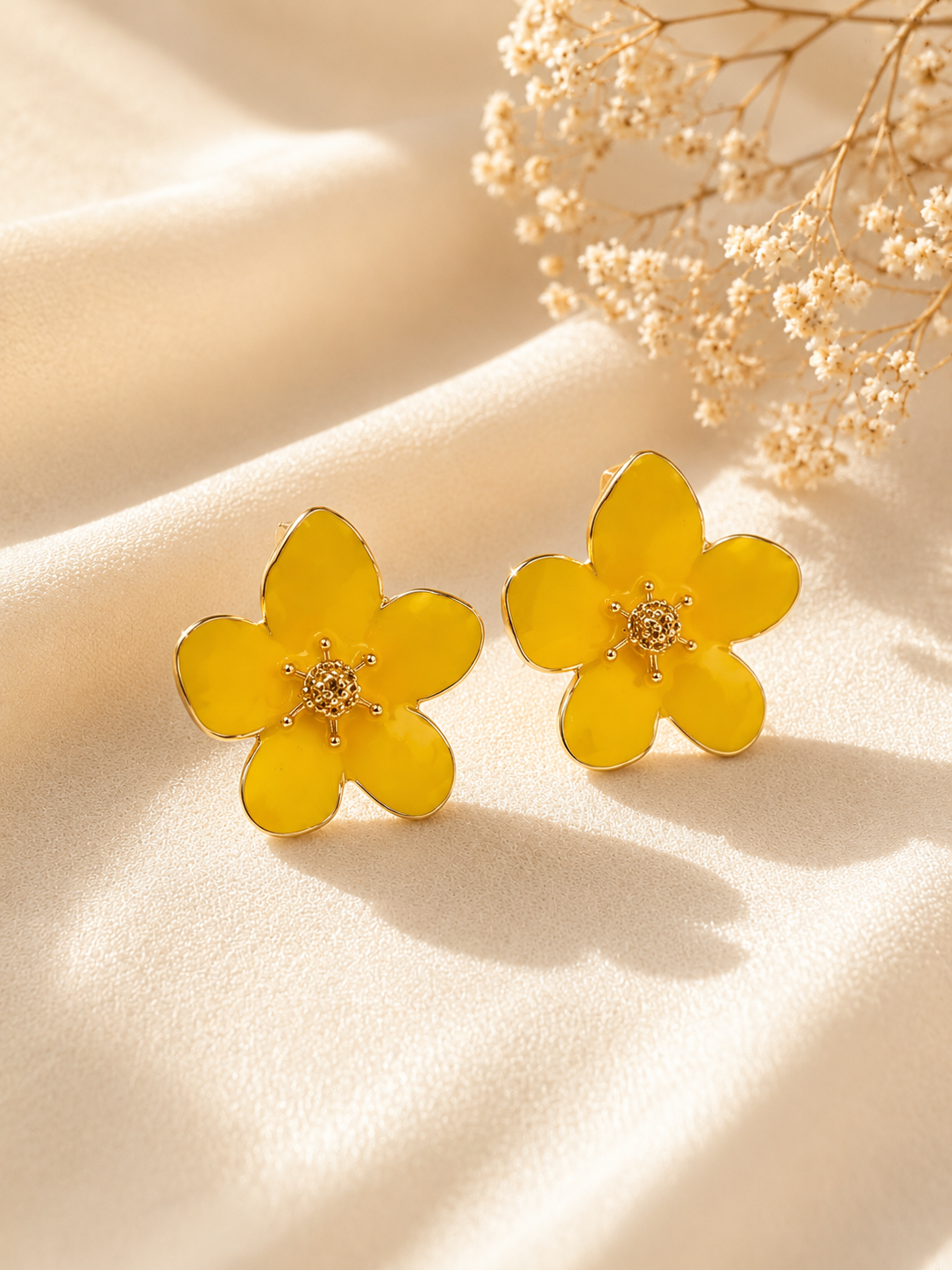 Fleur Enamel Bloom Studs