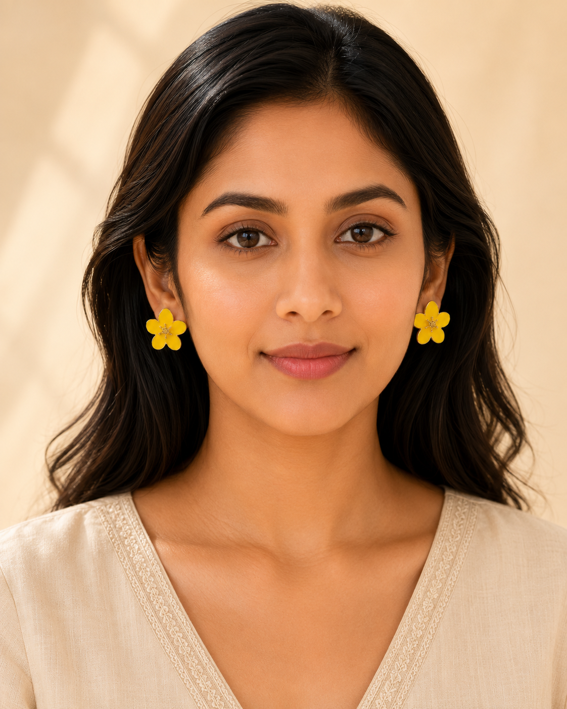 Fleur Enamel Bloom Studs