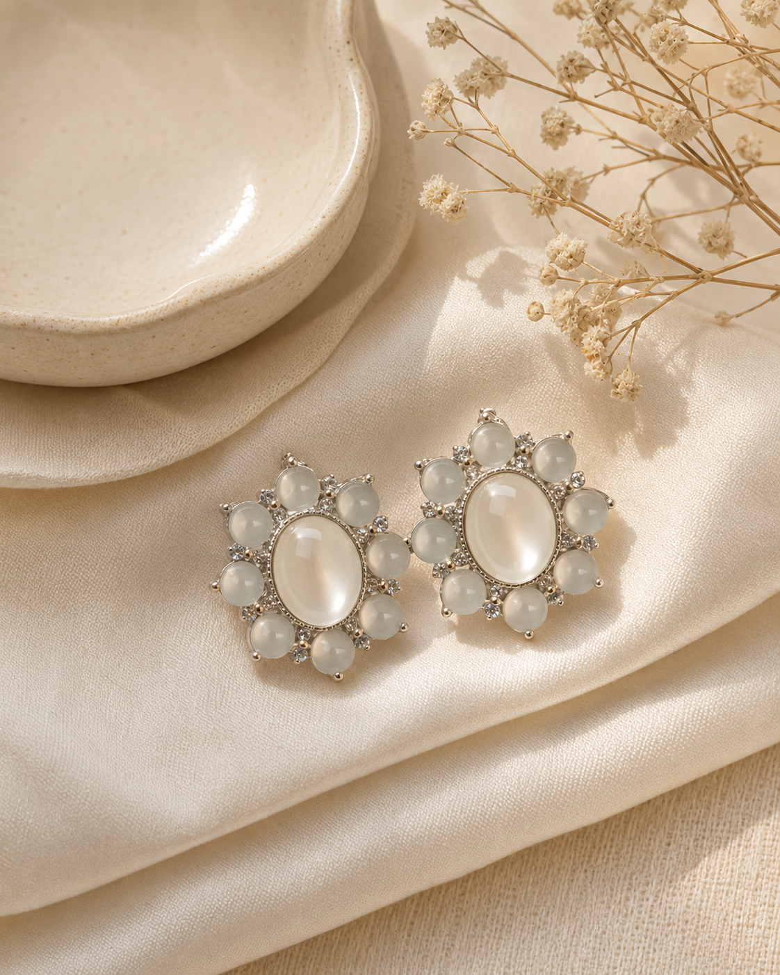 Suhana Opal Bloom Studs