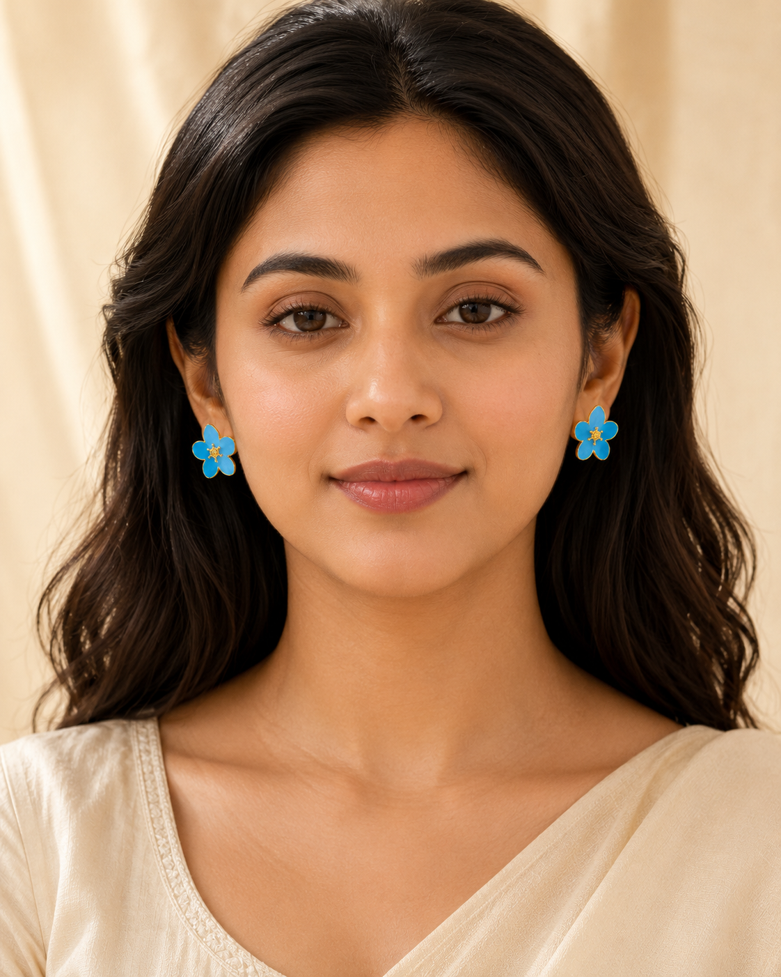 Fleur Enamel Bloom Studs