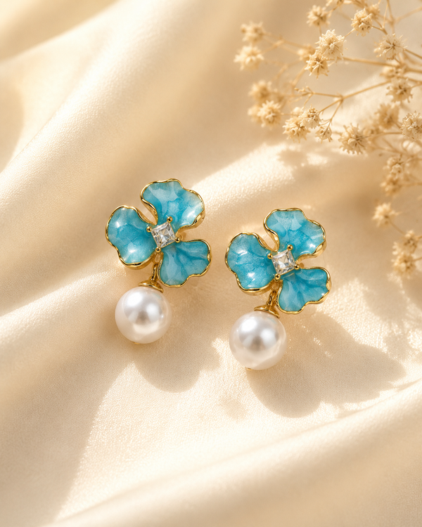 Amaira Flower Pearl Drops