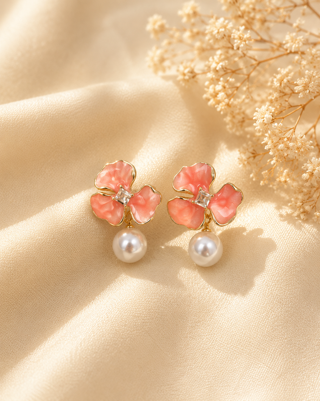 Amaira Flower Pearl Drops