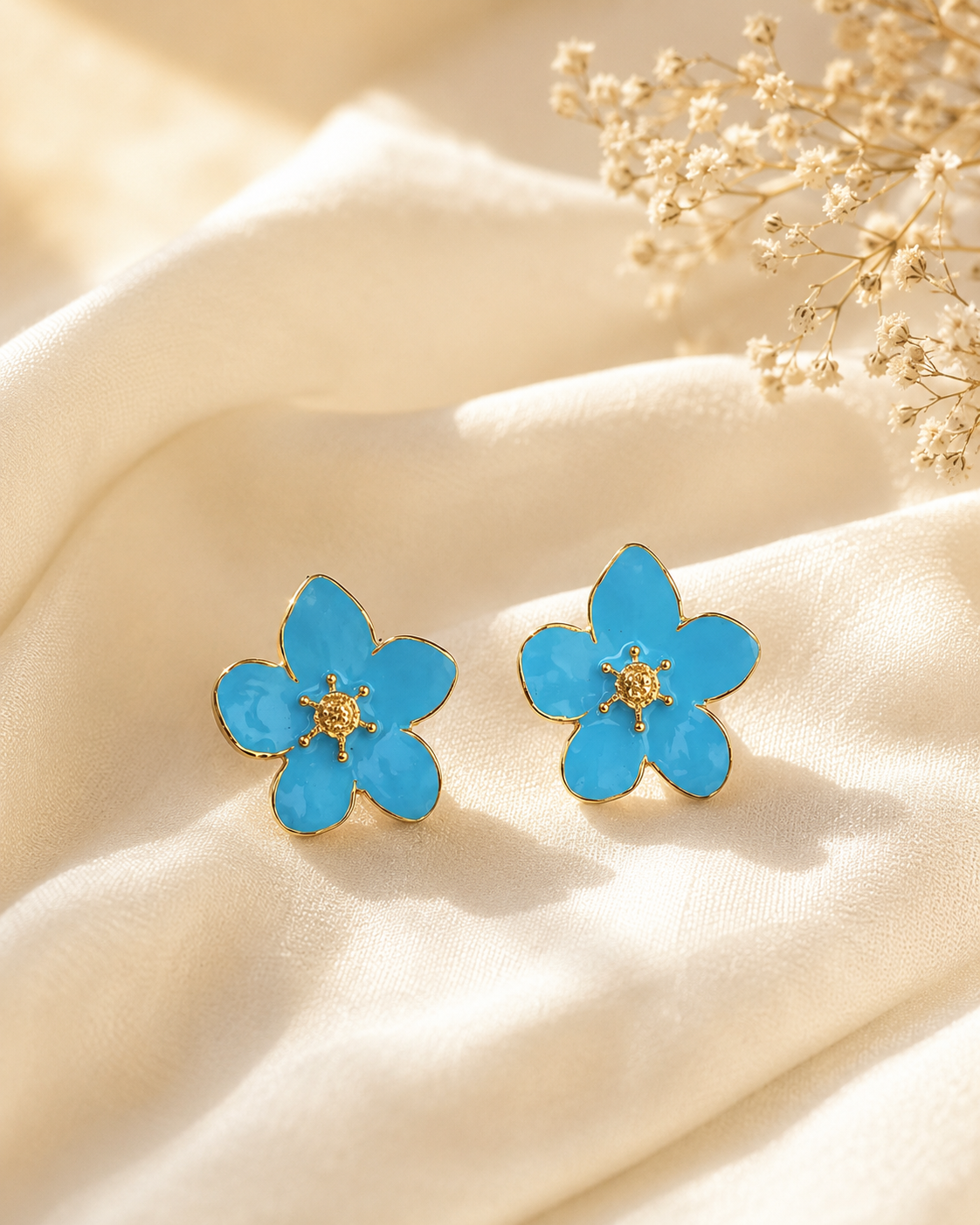 Fleur Enamel Bloom Studs