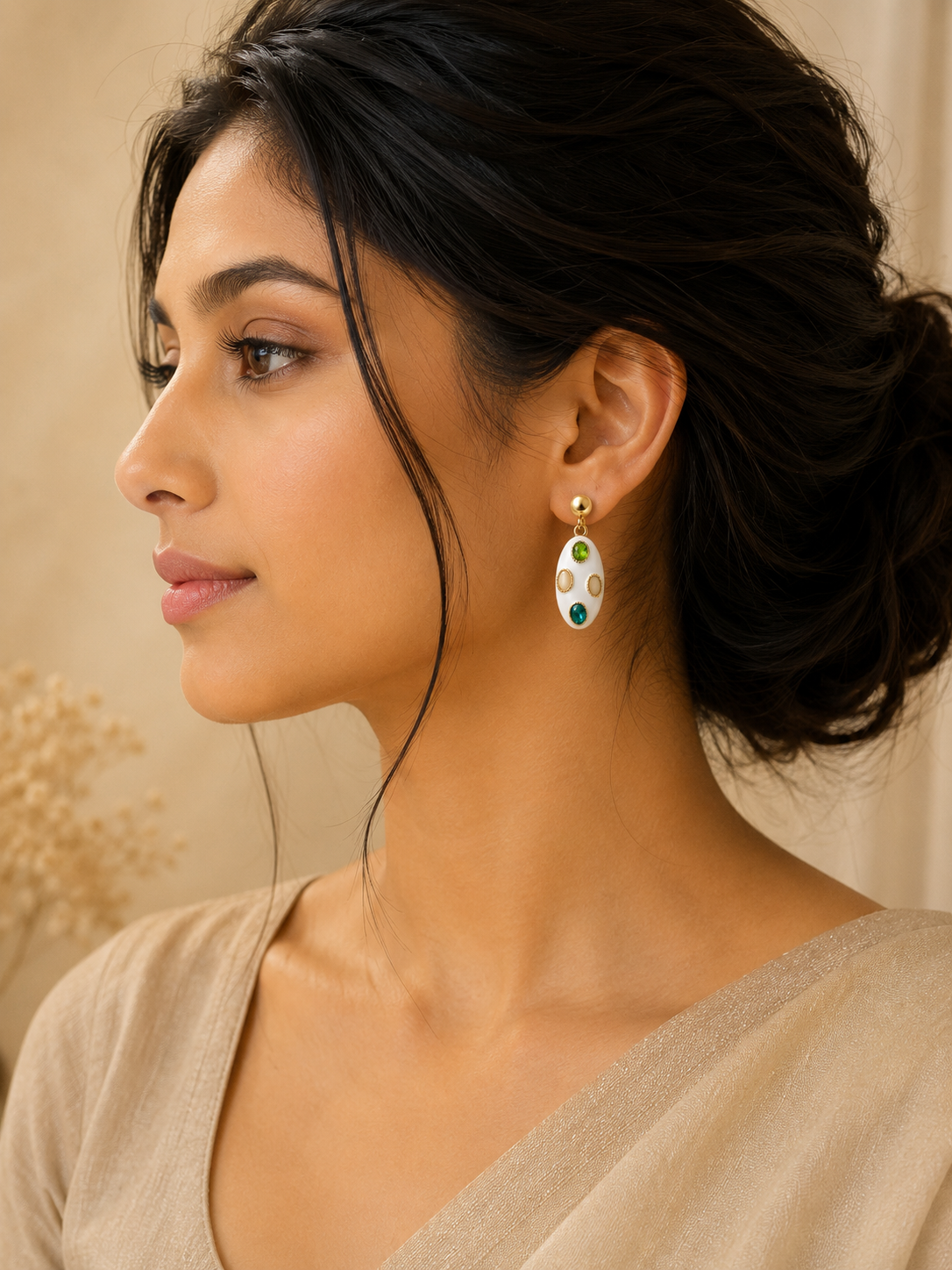 Myra Enamel Crystal Drops