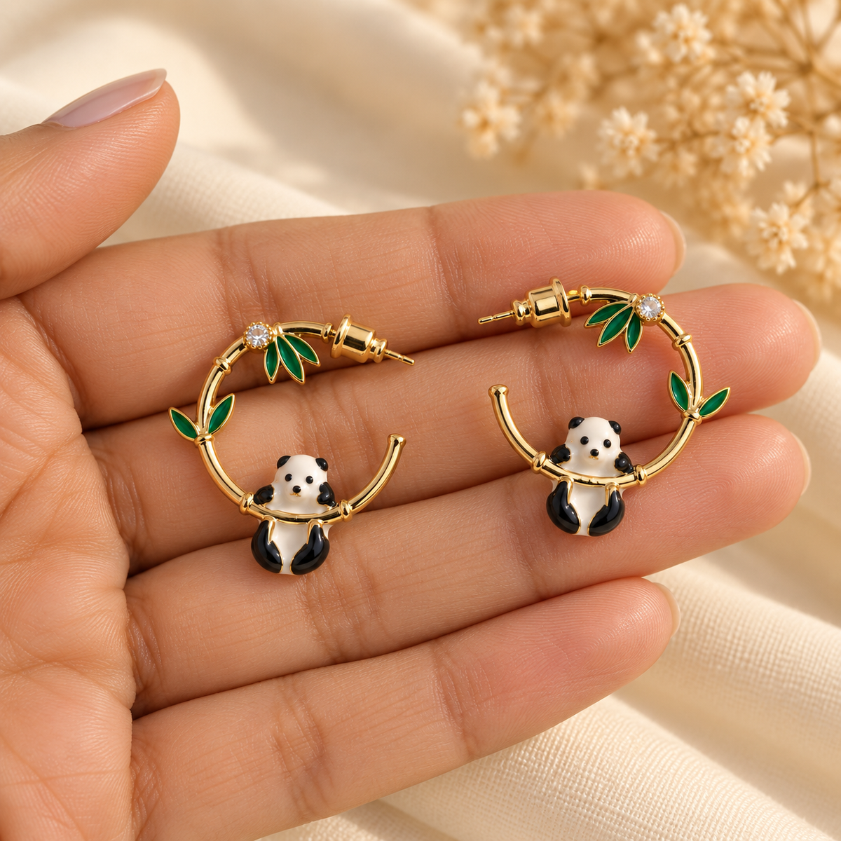 Yashvi Panda Garden Hoops