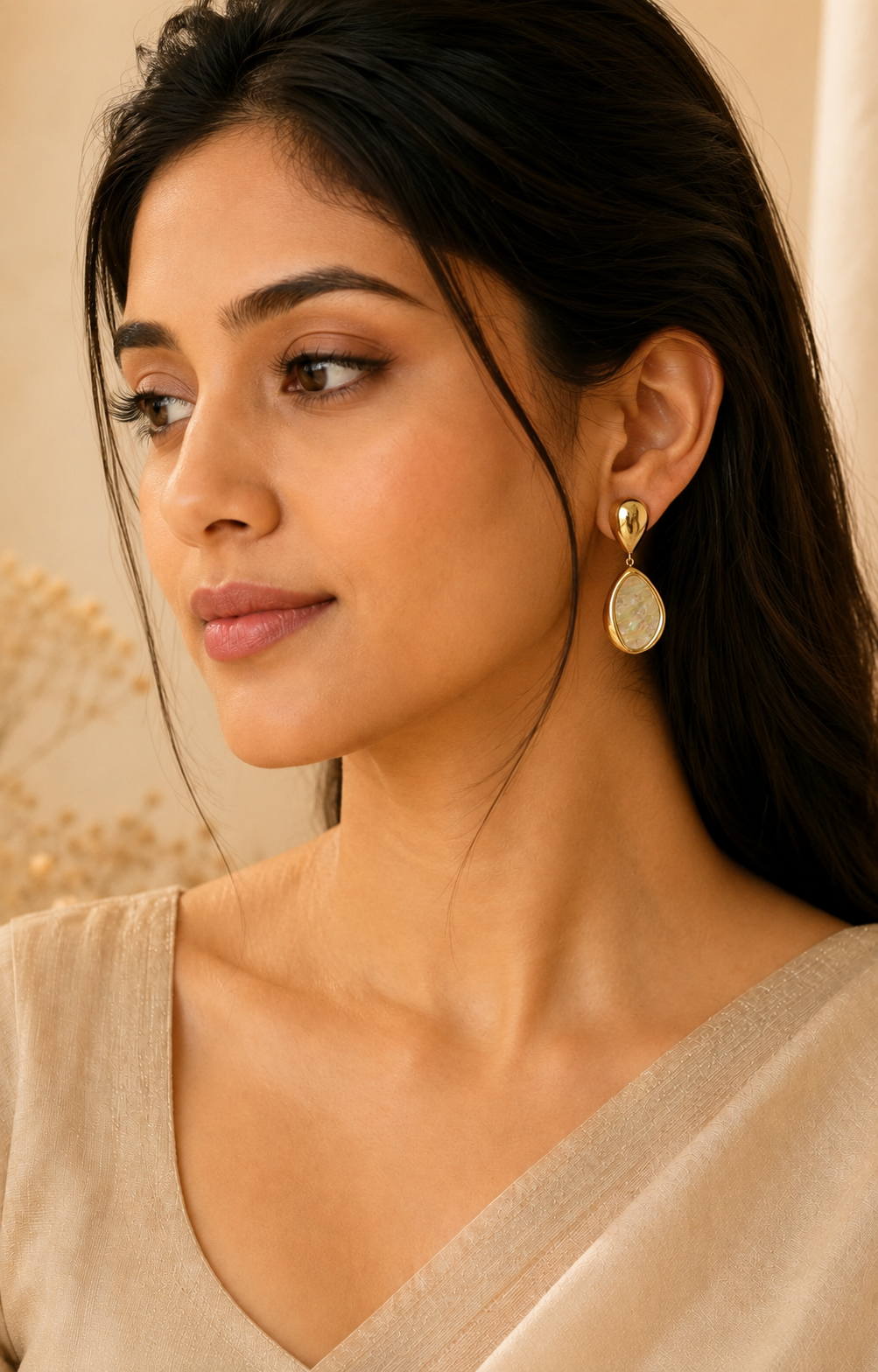 Anvi Teardrop Shell Drops
