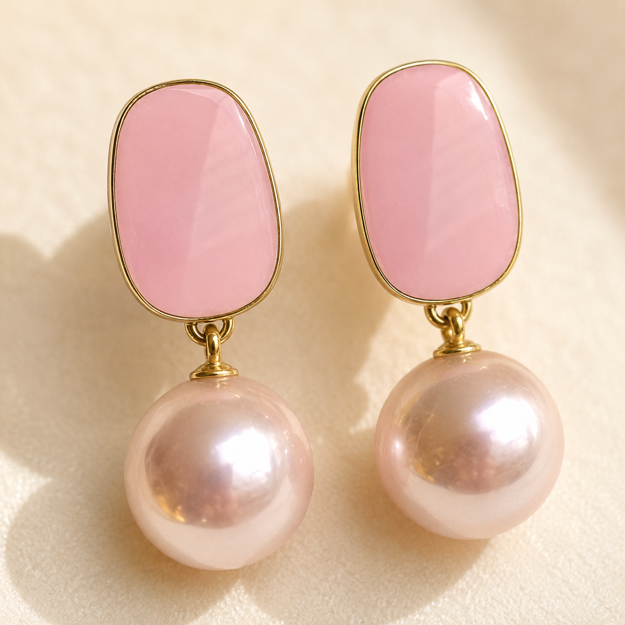 Kaia Pink Pearl Drops