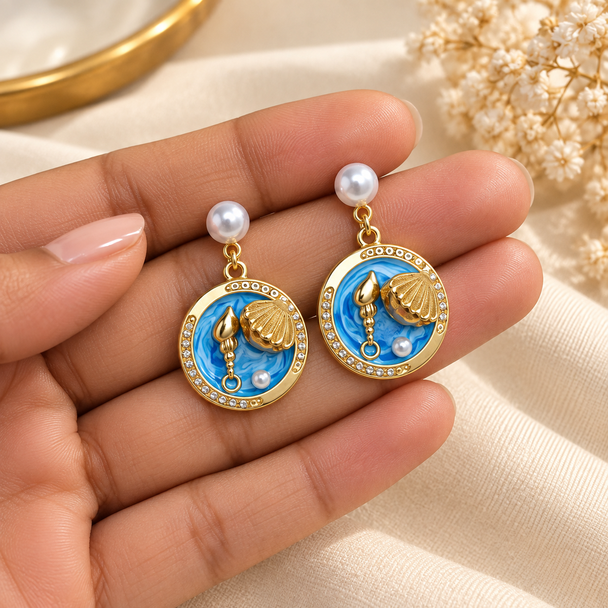 Riva Ocean Shell Drops