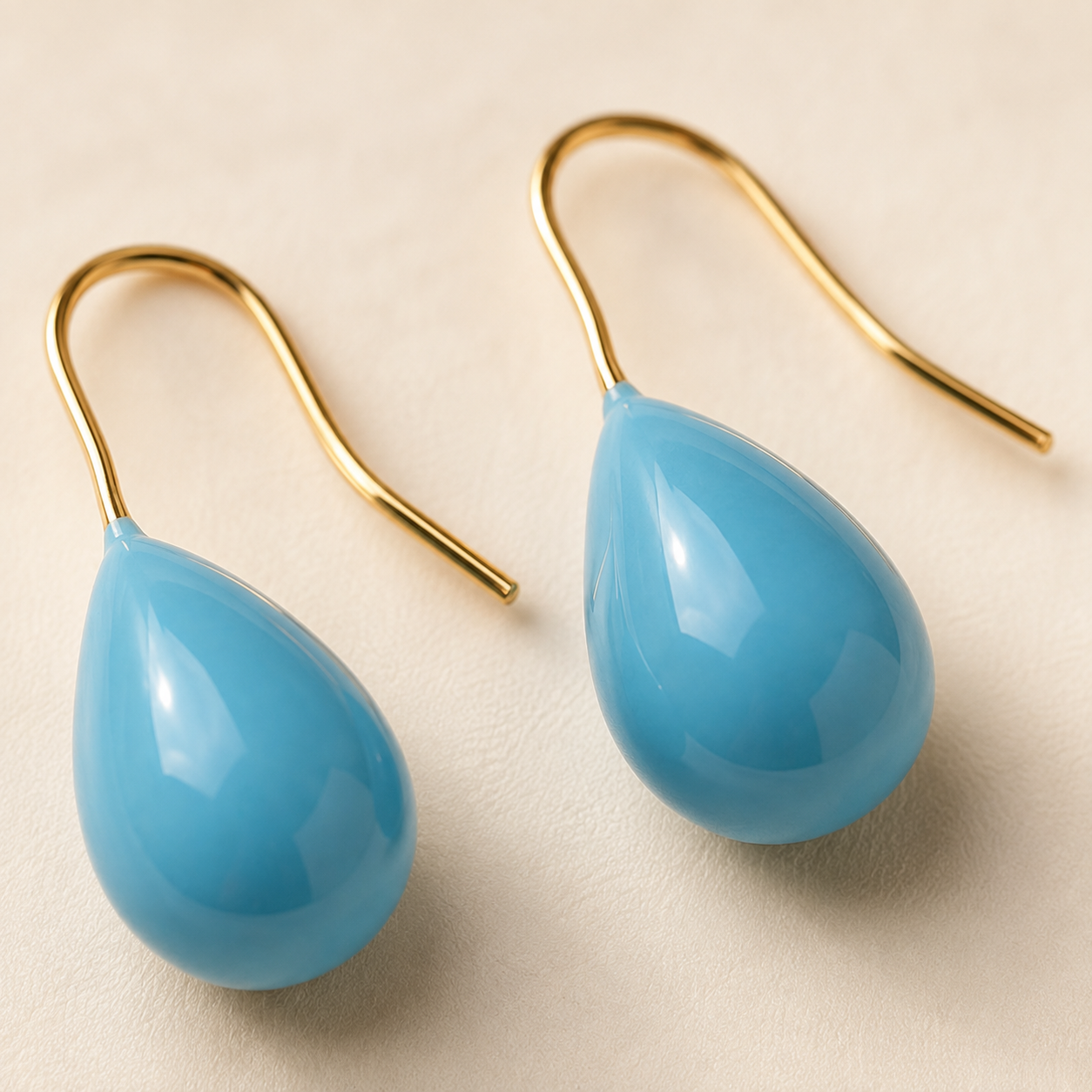 Avni Blue Teardrop Drops