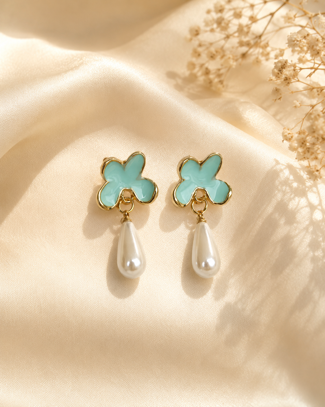 Zara Blossom Pearl Drops
