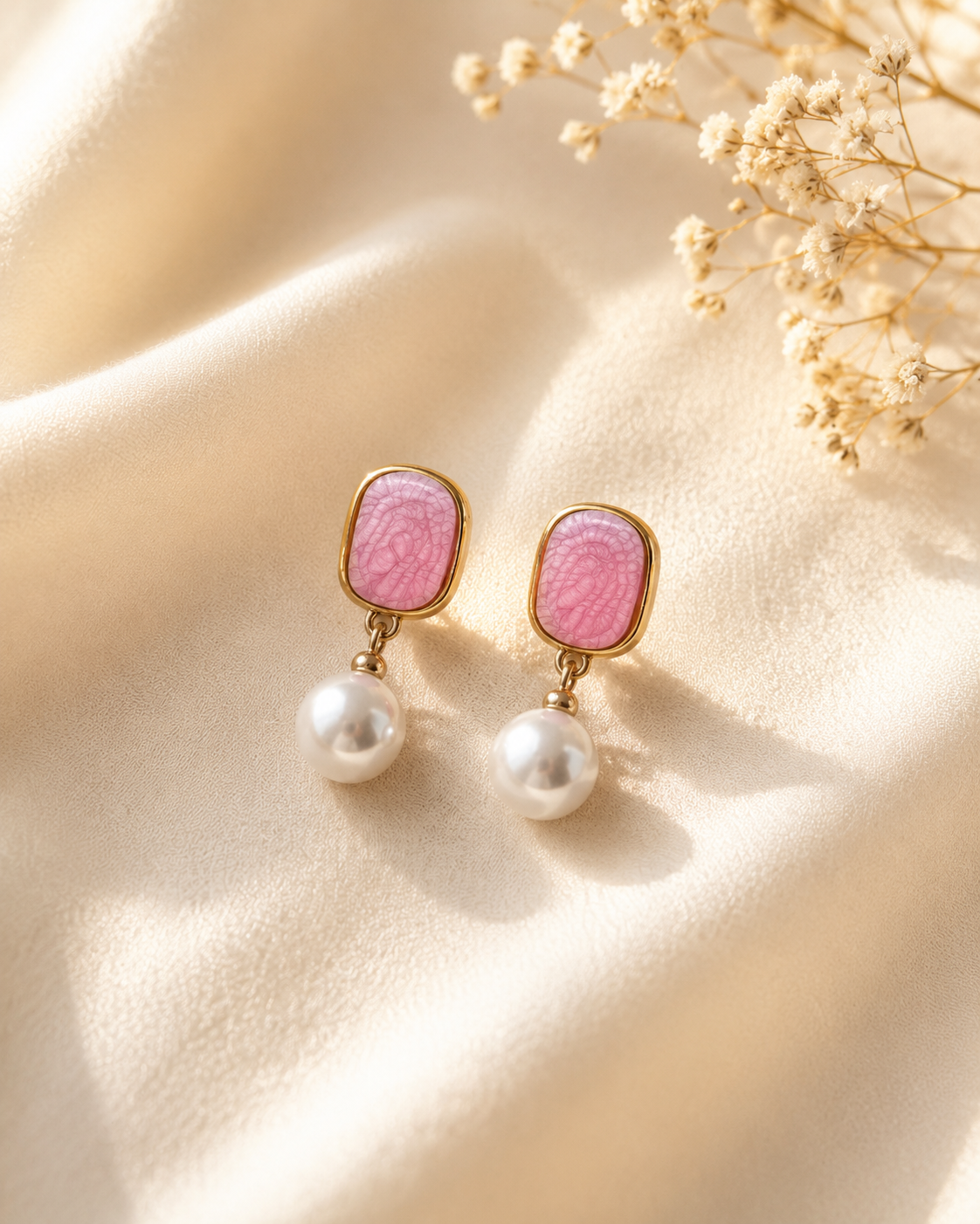 Aria Stone & Pearl Drops