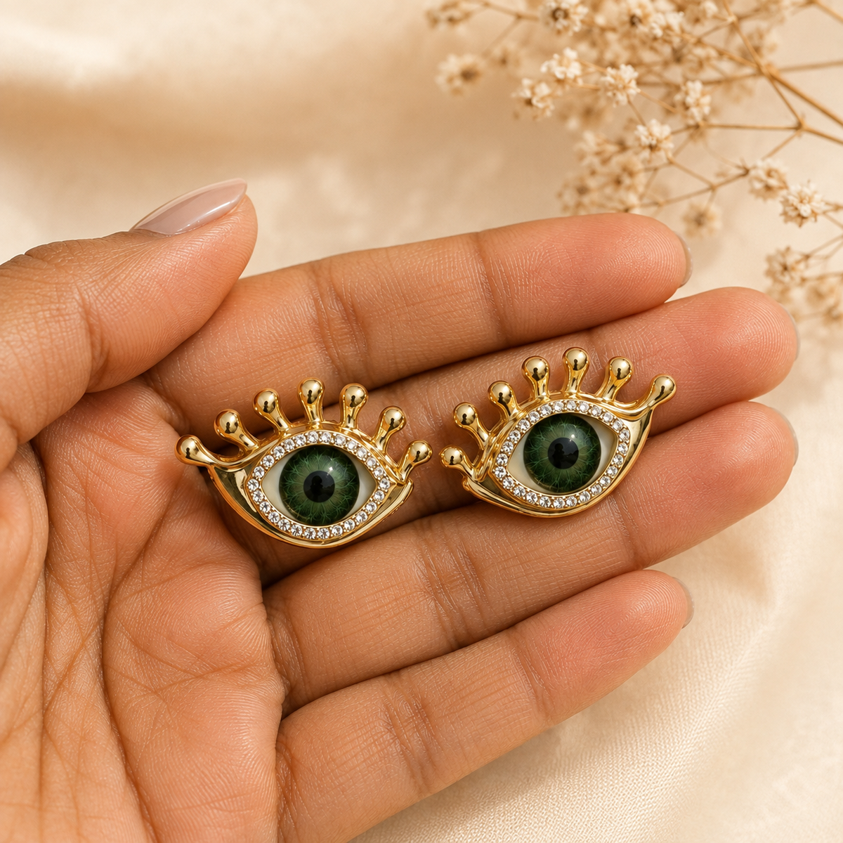Ziva Evil-Eye Studs