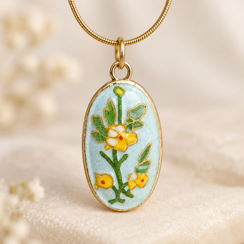 Daisy Yellow Meadow Pendant