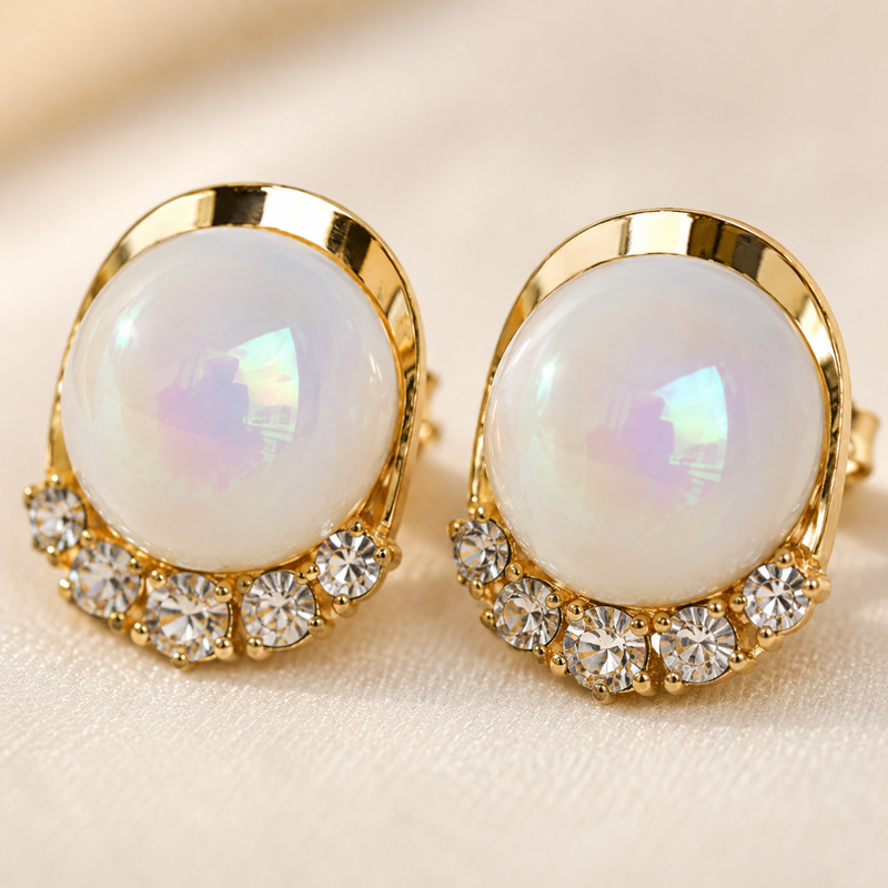Ishani Opal Orb Studs