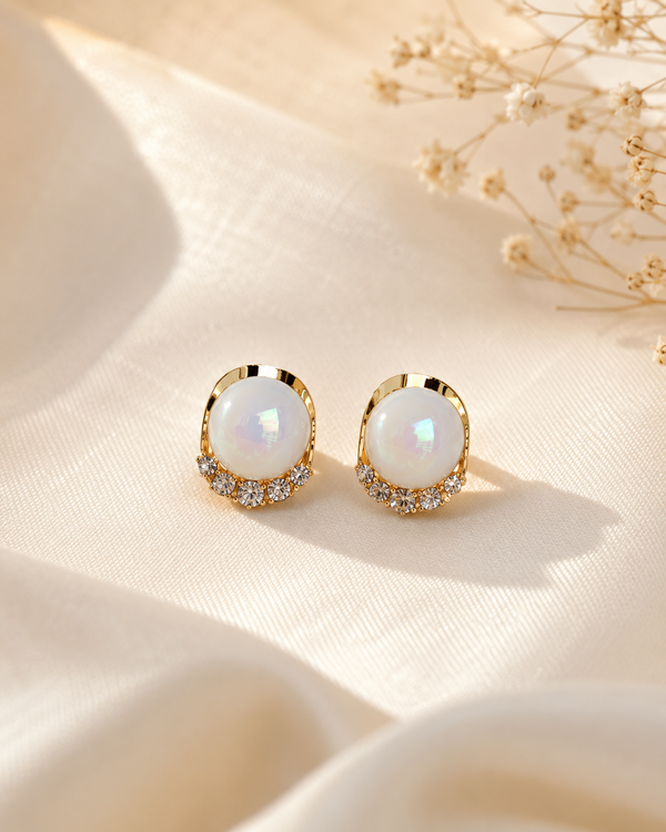 Ishani Opal Orb Studs