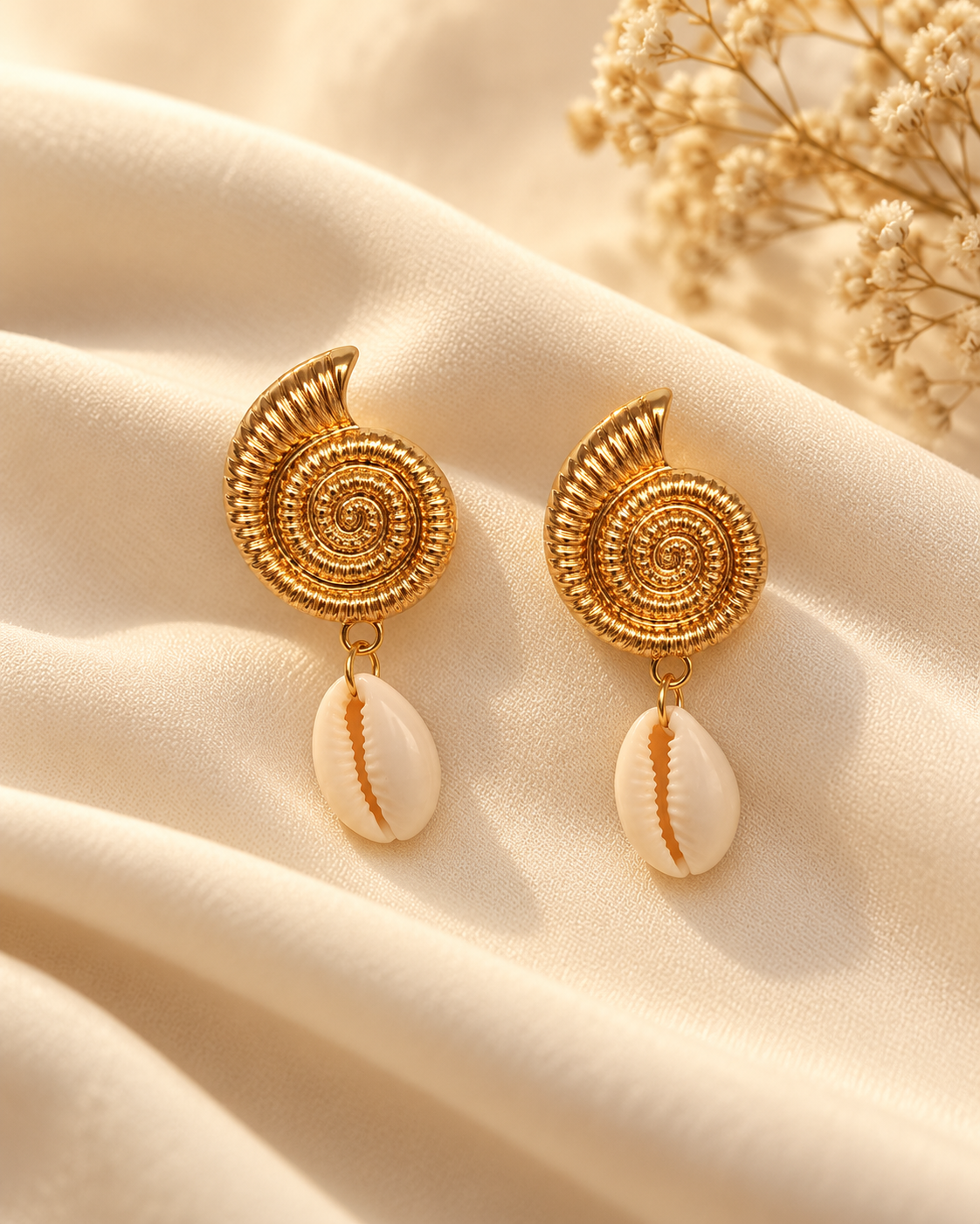 Kavya Spiral Shell Drops
