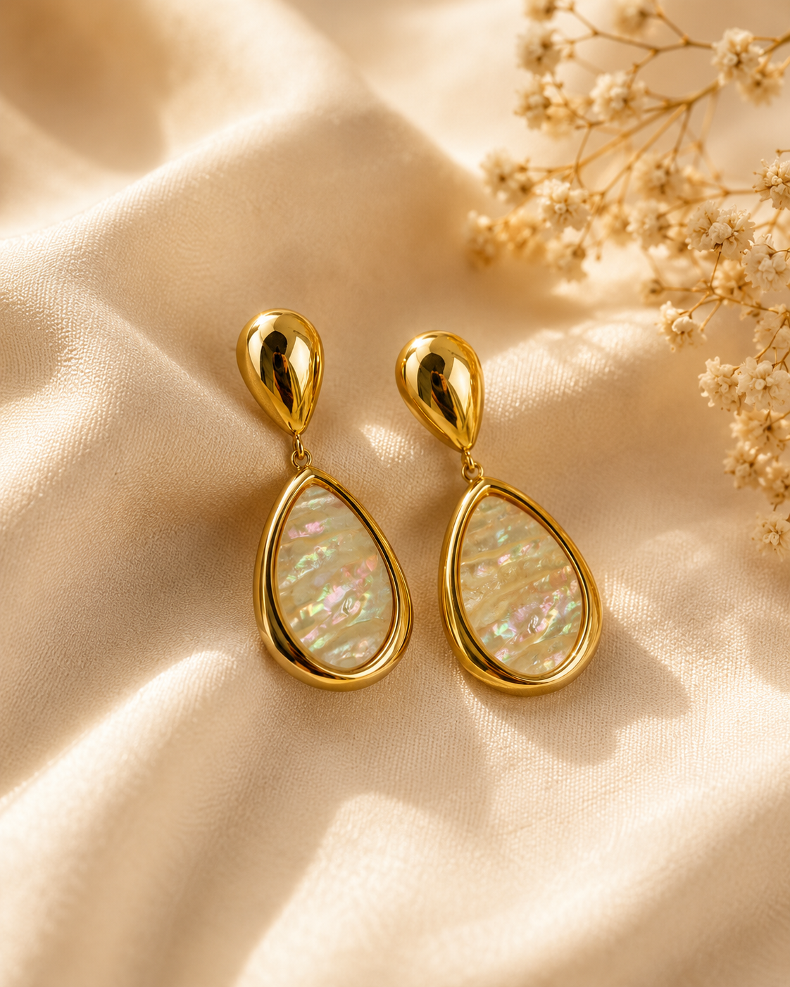 Anvi Teardrop Shell Drops