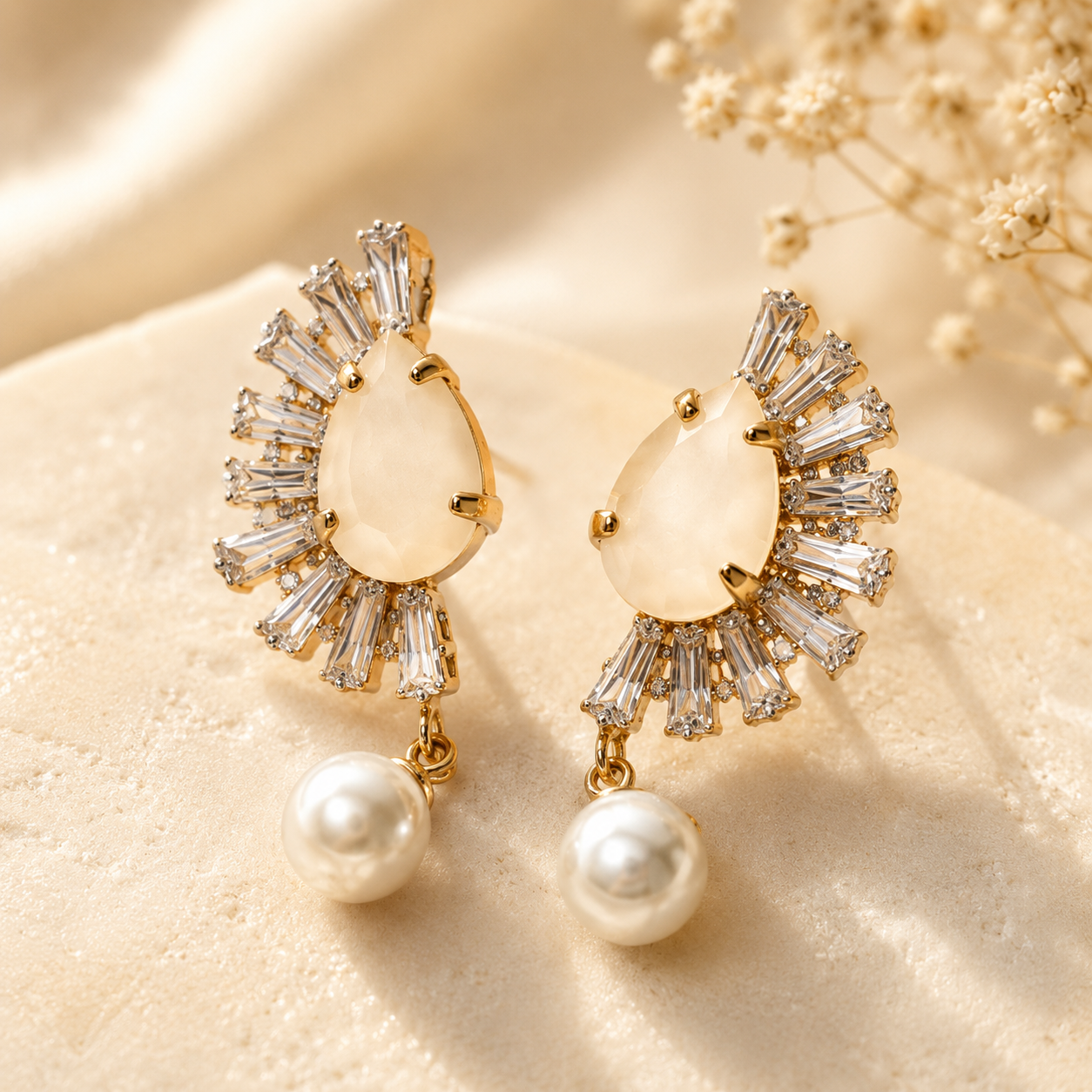 Sabah Crystal Pearl Drops