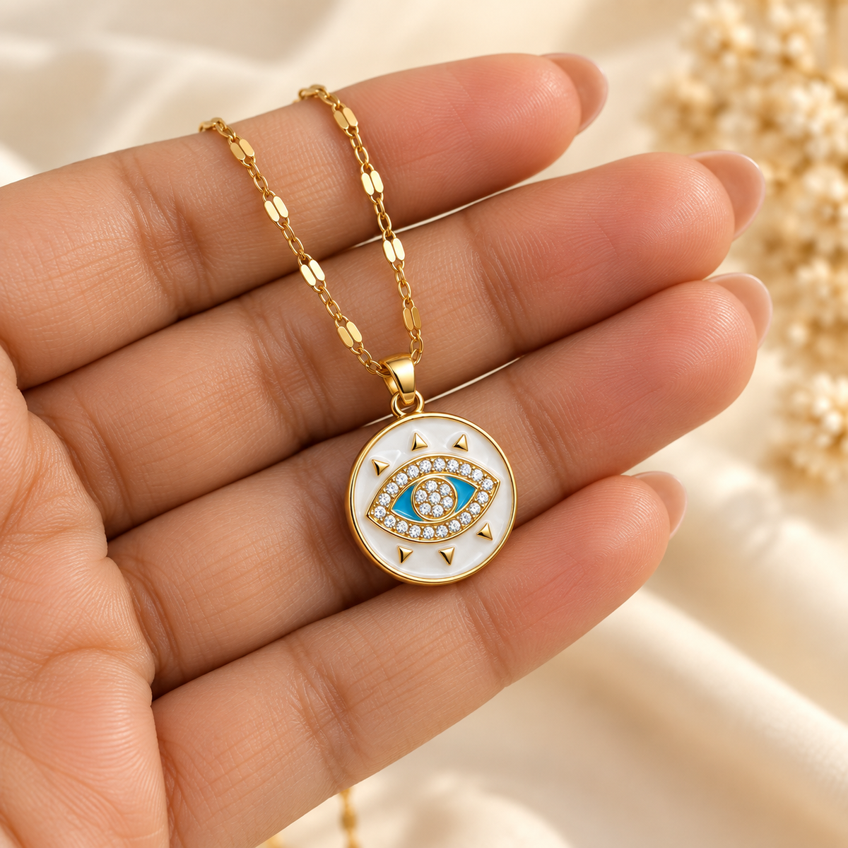 Aavya Radiant Eye Pendant