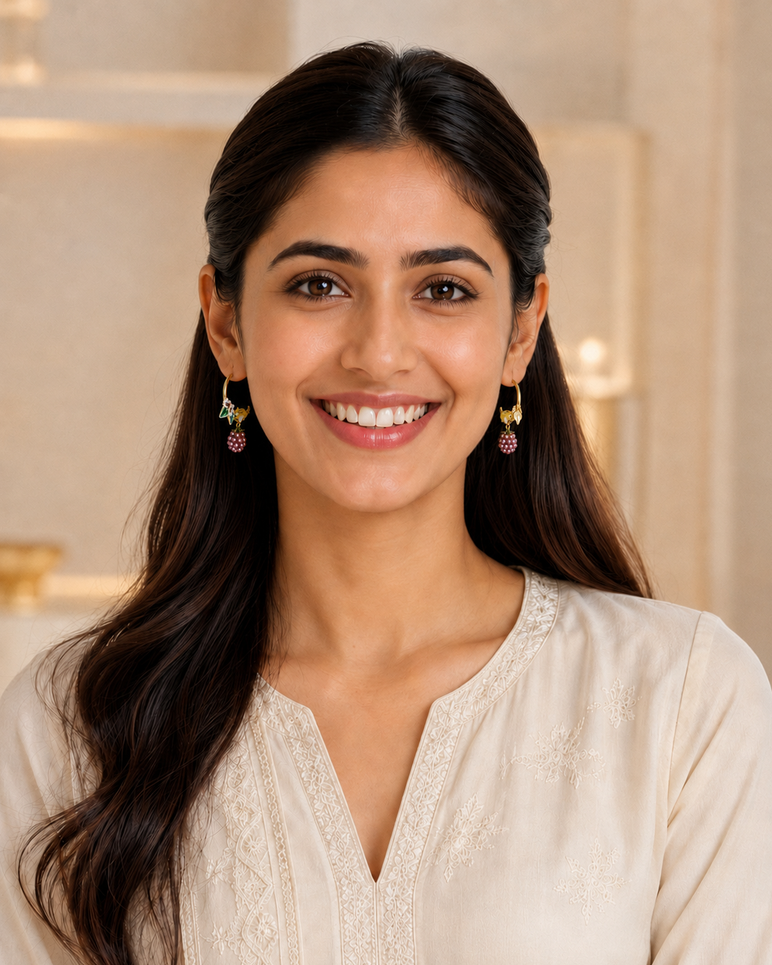 Meher Berry Blossom Hoops