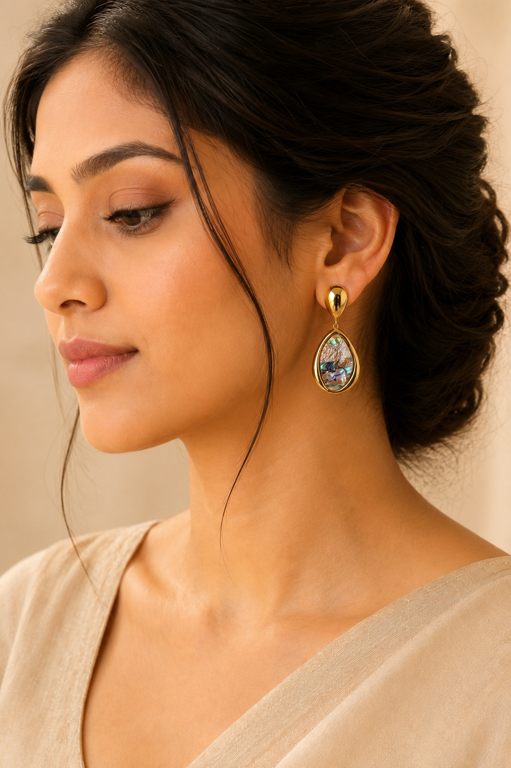 Anvi Teardrop Shell Drops